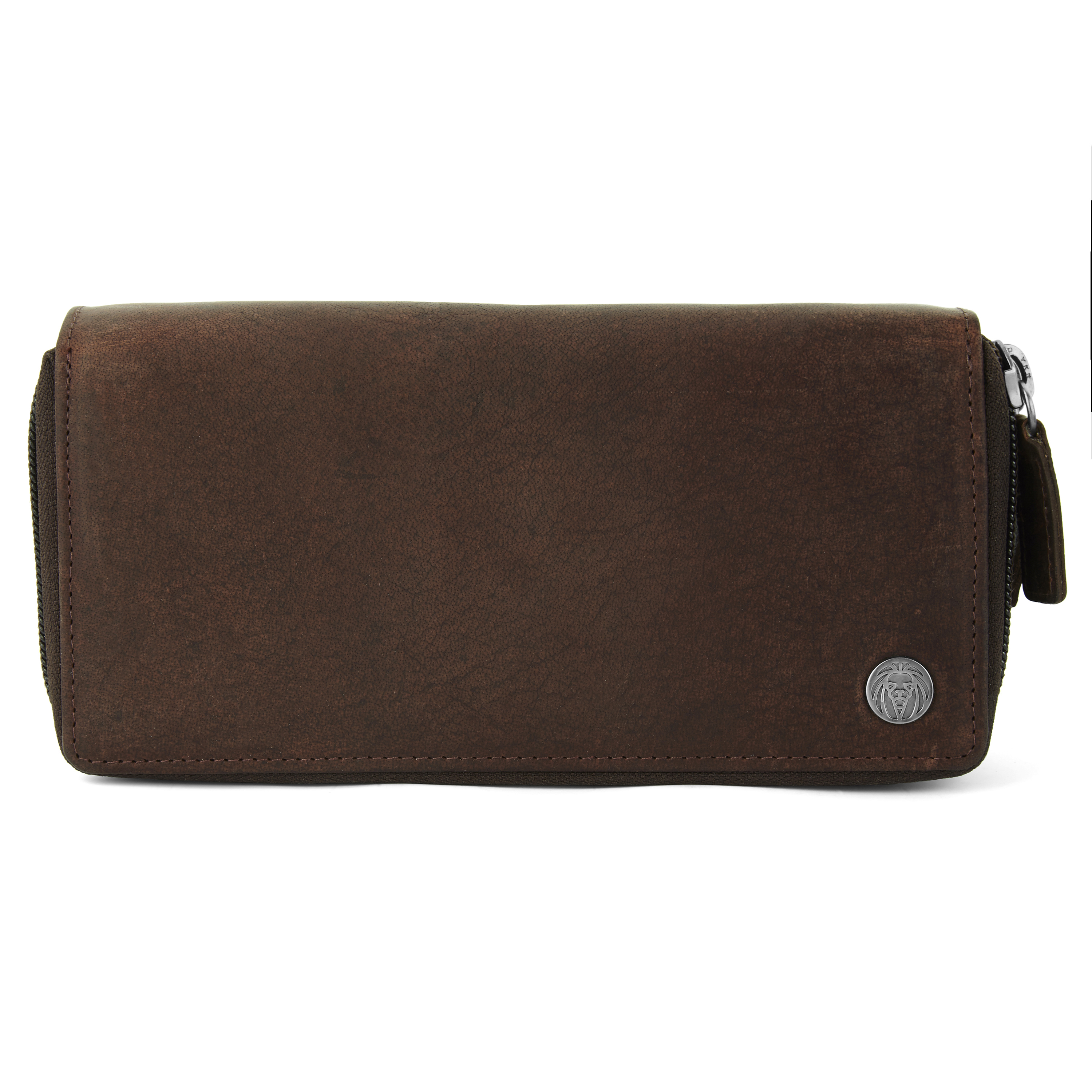 Oxford Accordion Brown Leather Wallet - 3