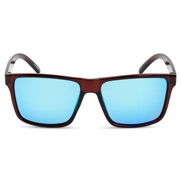 Ambit slnečné okuliare s tyrkysovými zrkadlovými šošovkami 
