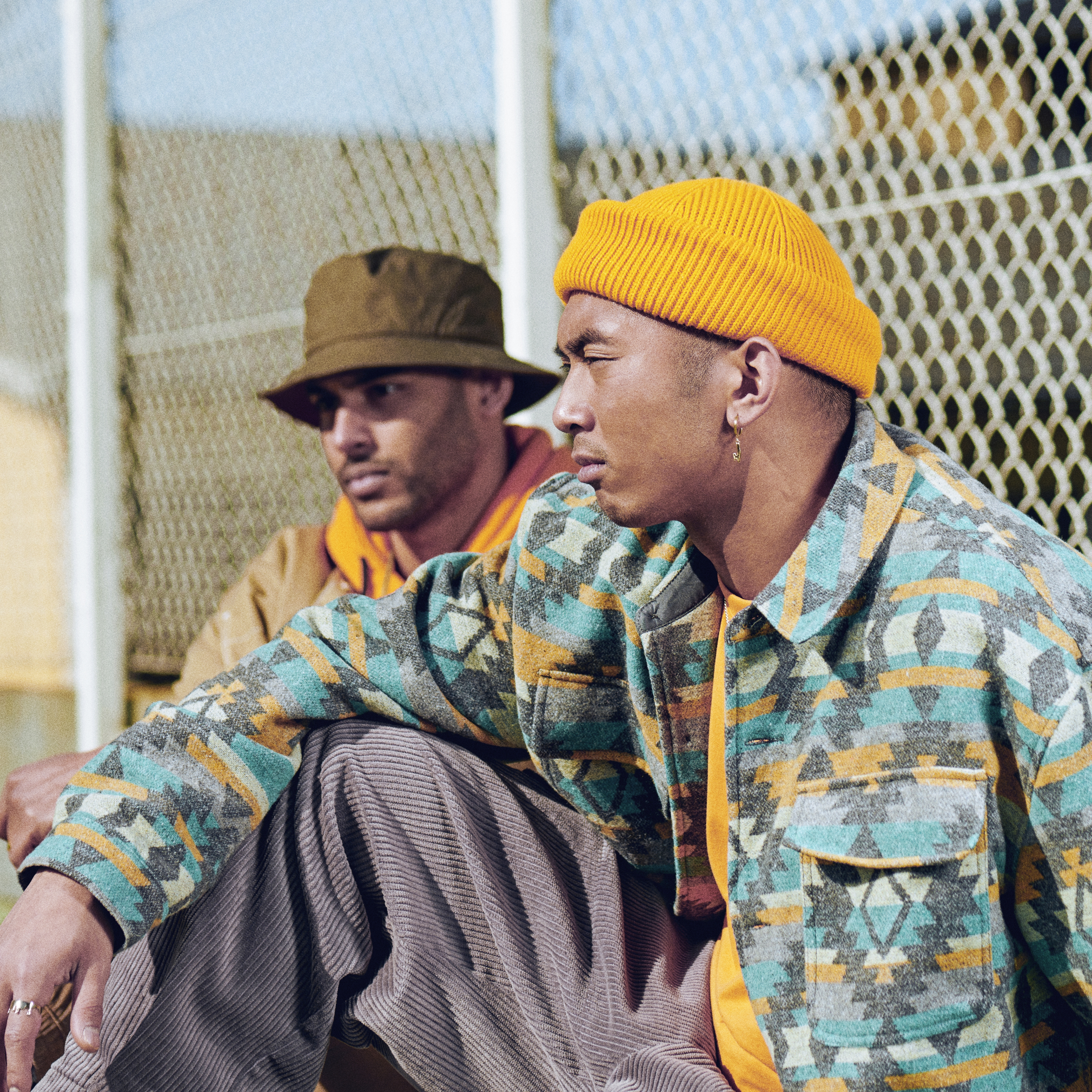 Fahrenheit | Gold-Tone Melting Initial J Hoop Earring - 4