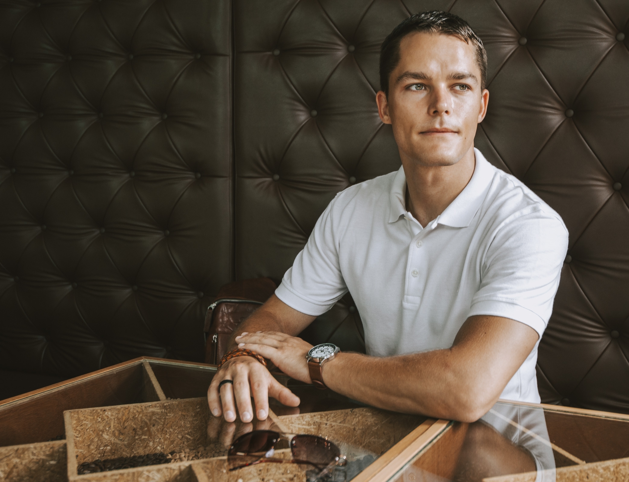 Aviator gradientné hnedé slnečné okuliare - 5