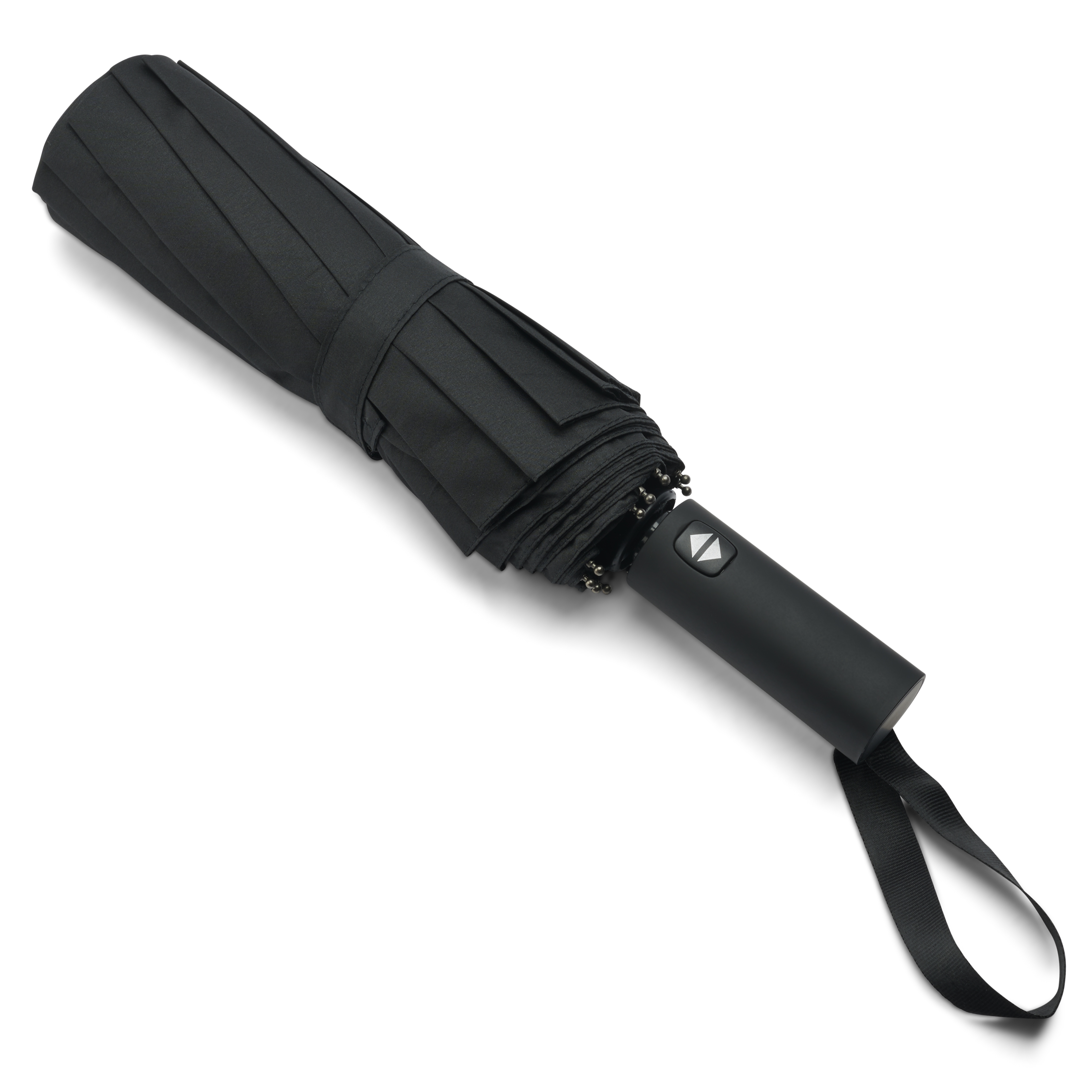 Automatiskt vikbart paraply | Svart - 2