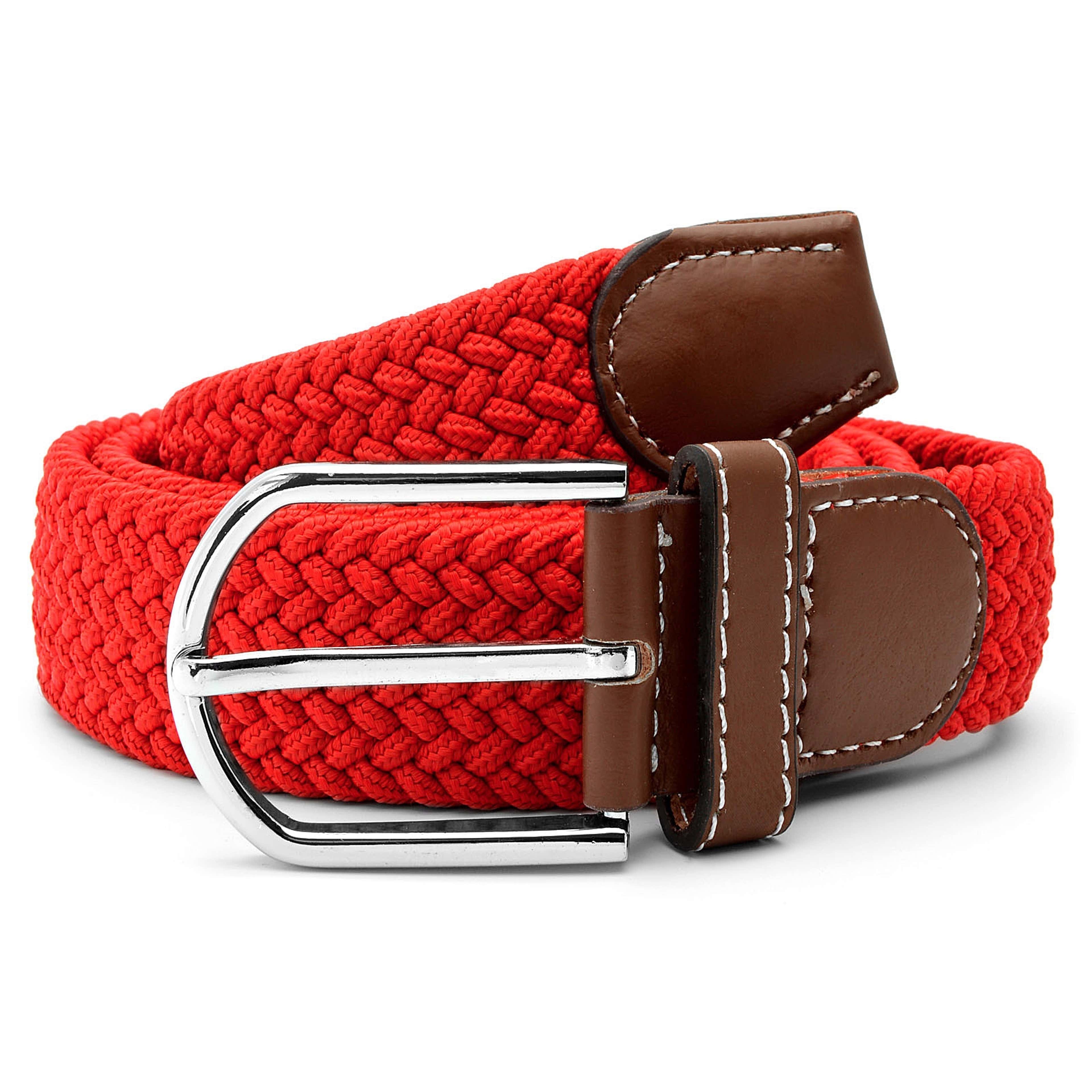 Cinturón elástico rojo