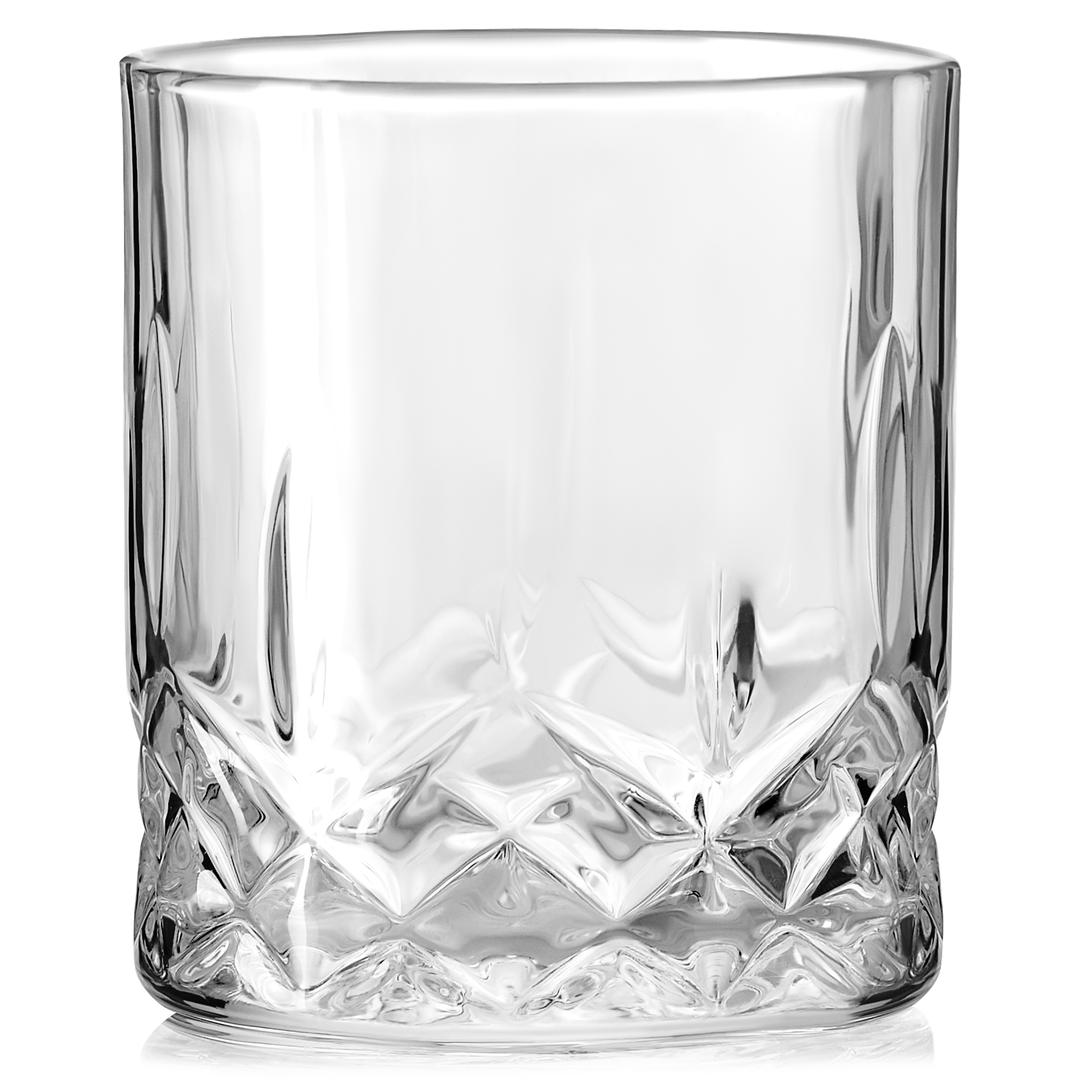 Set Bicchieri Da Whisky Di Lusso Con 2 Bicchieri In Cristallo, 8 Pietre Refrigeranti In Granito, Pinze E Sacchetto In Velluto