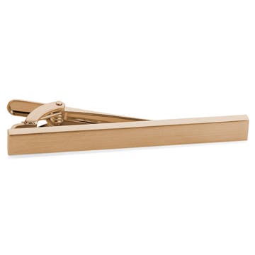 Matte Rose Gold-Tone 2 1/8" (5.5 cm) Tie Clip Matte Rose Gold-Tone 2 1/8" (5.5 cm) Tie Clip