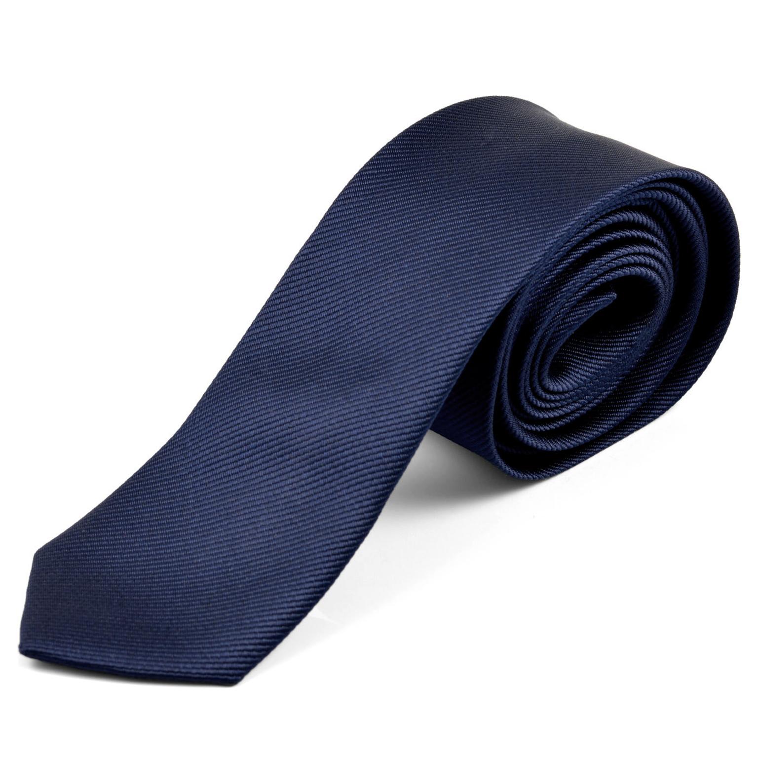 Mørkeblåt Slips Mørkeblåt Slips