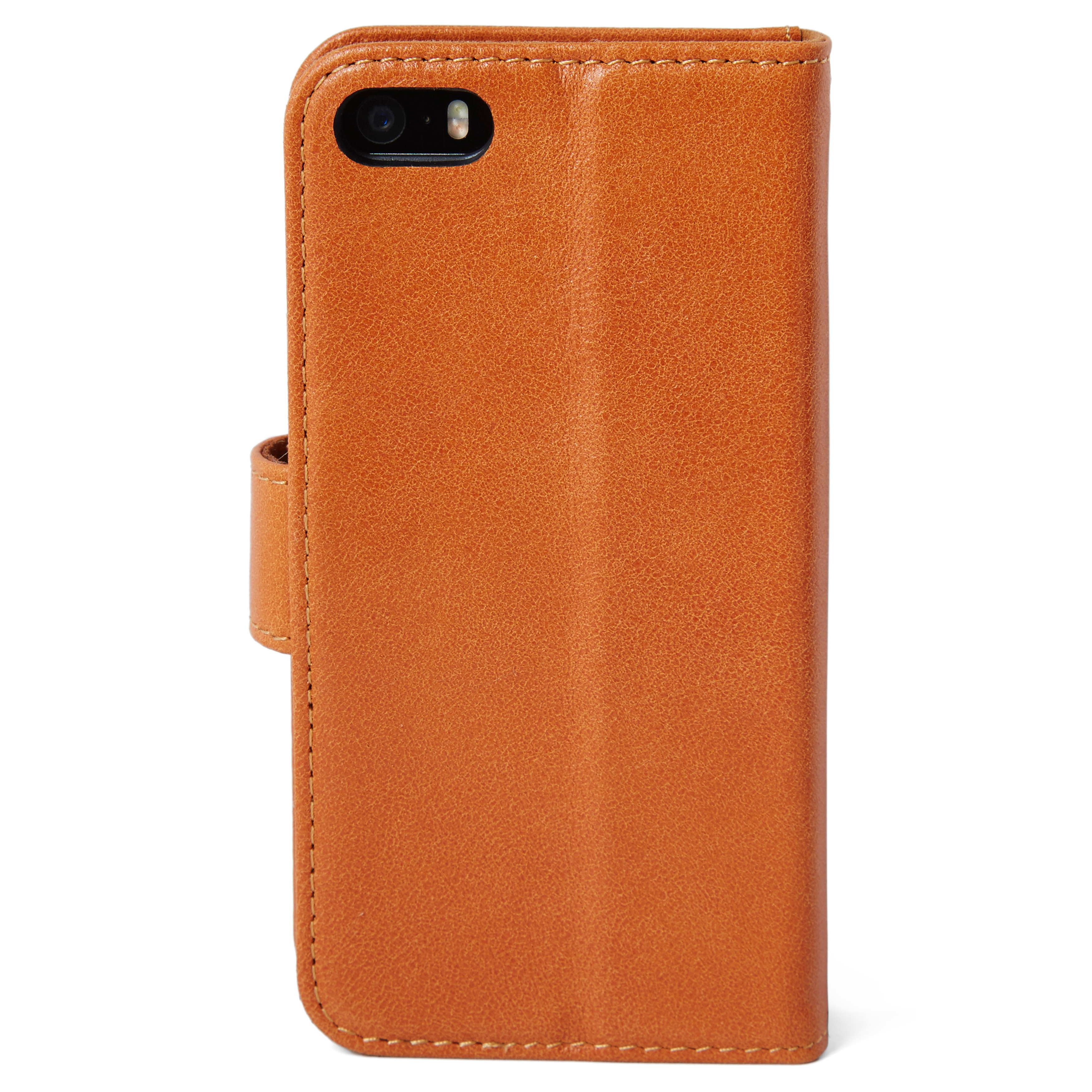 Funda de cuero canela para iPhone 5 - 1