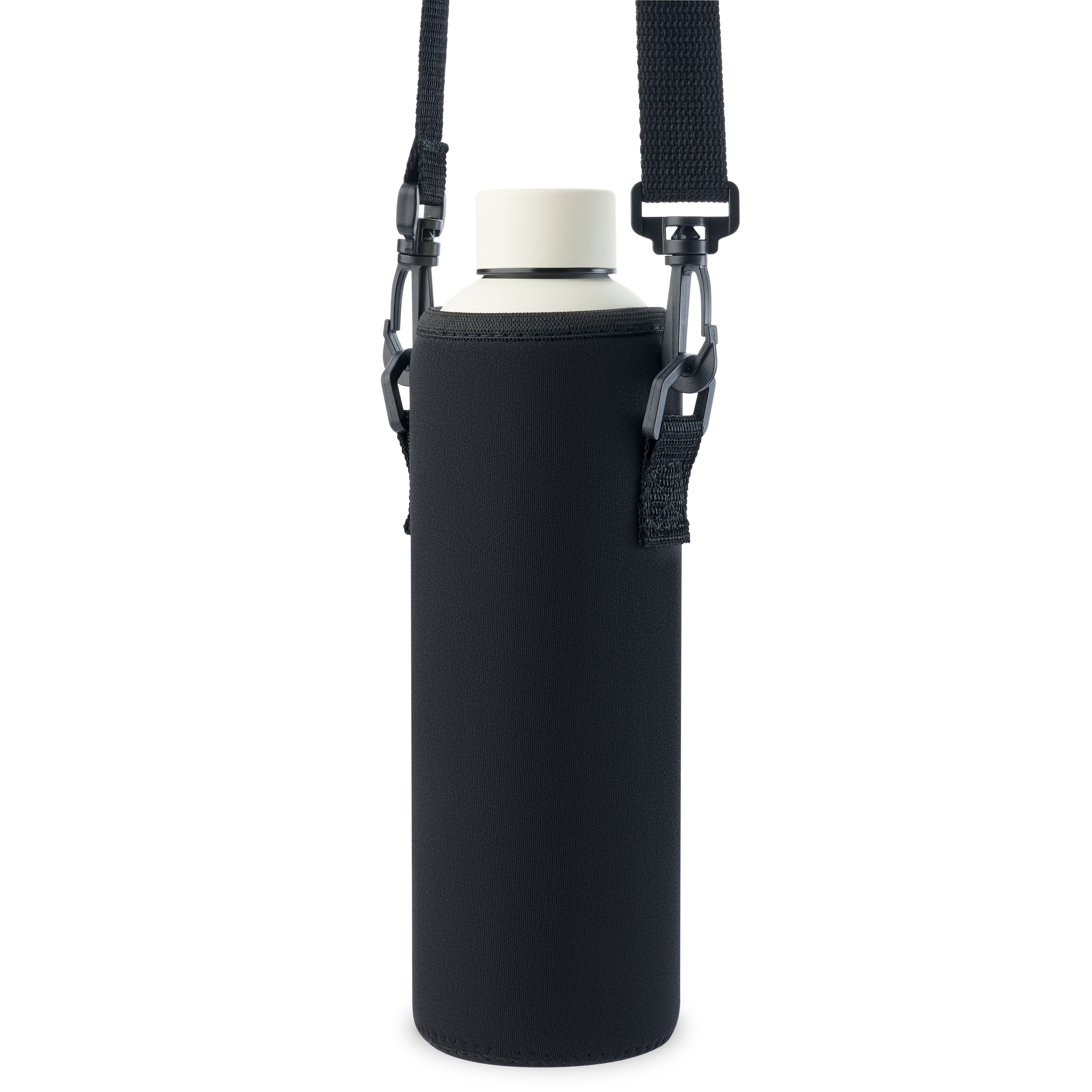 Black Sporty Neoprene Bottle Holder | 750 ml - 5
