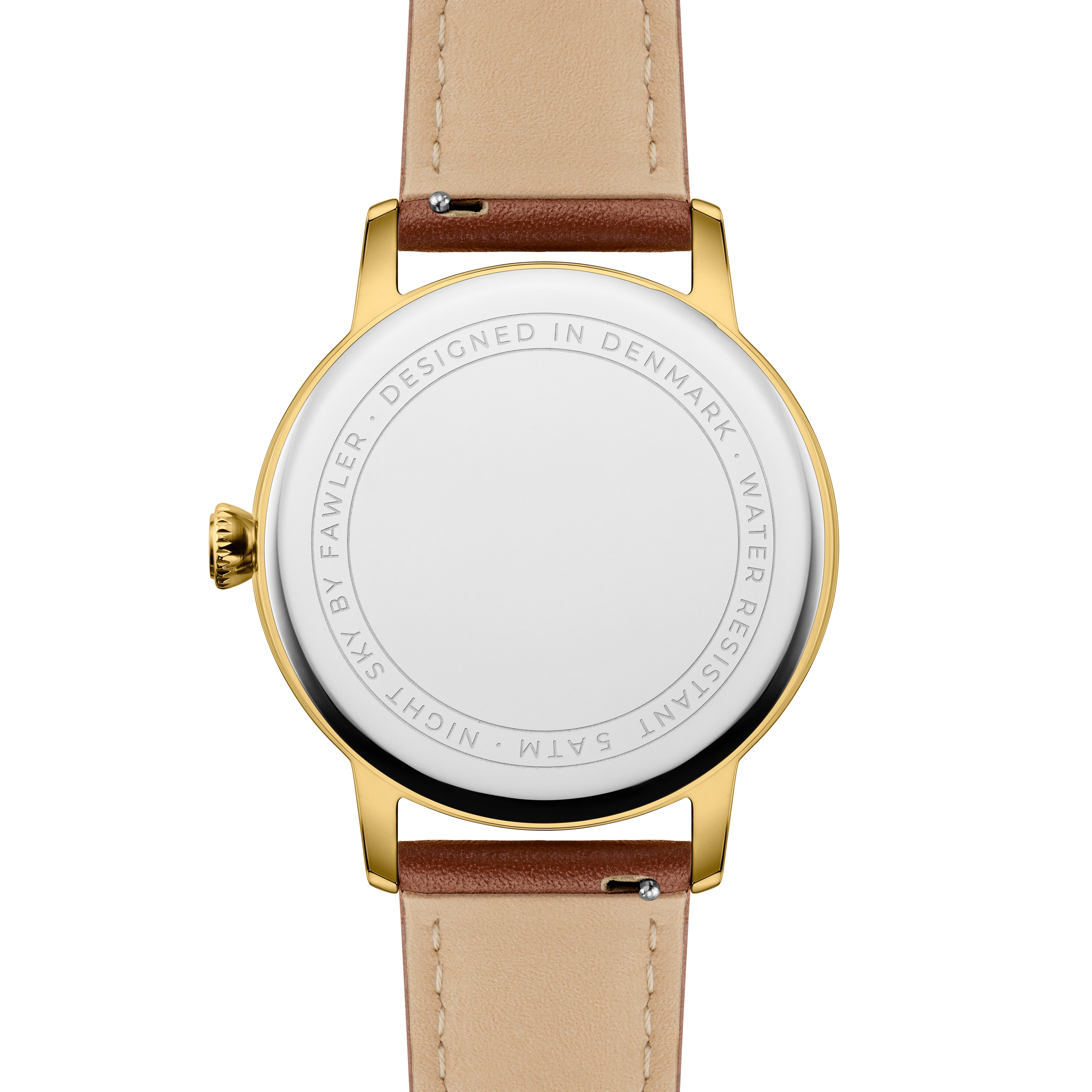 Night Sky | Montre GMT en acier doré à cadran orné d'aventurine - 4