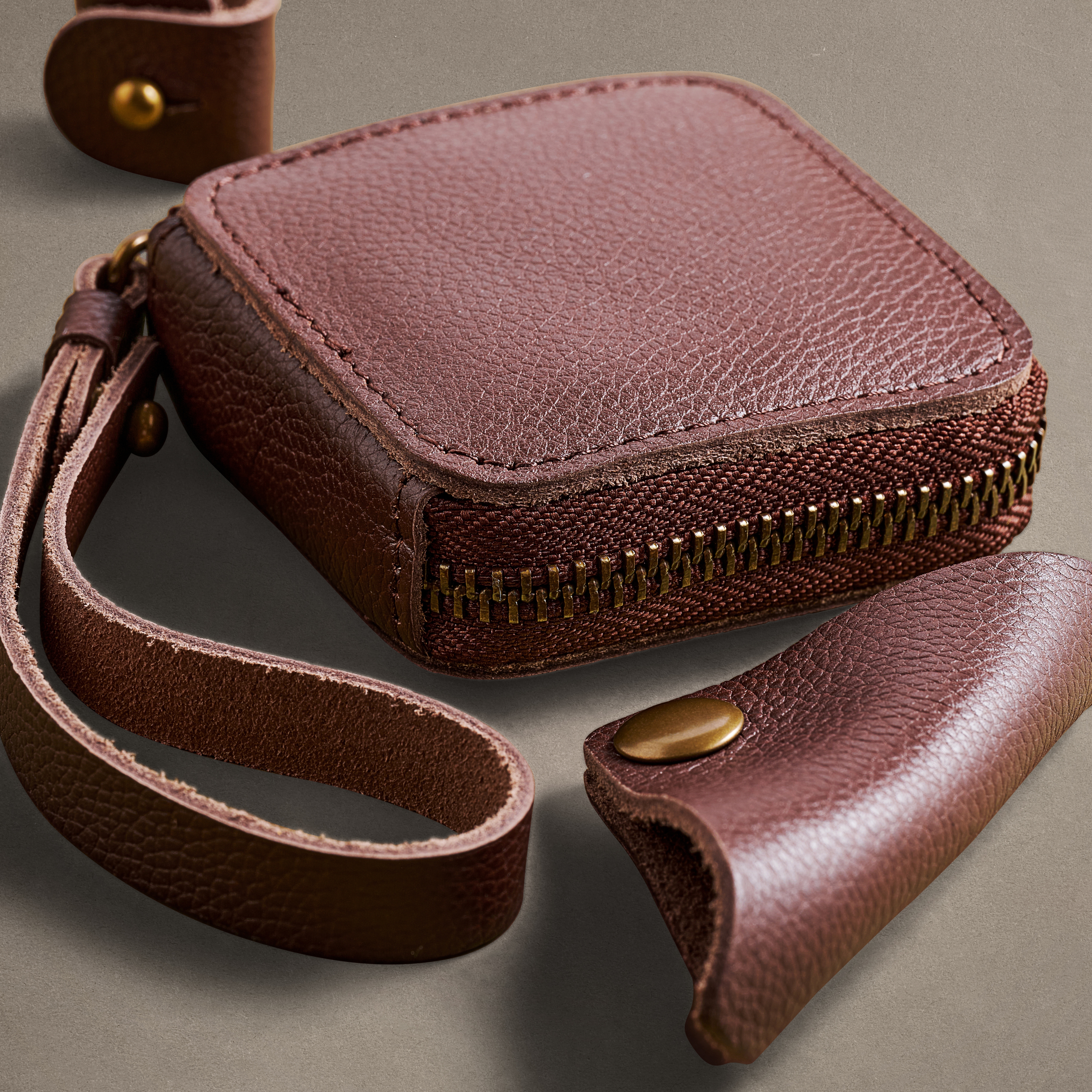 Professionelle Organizer-Geschenkbox | Braunes Leder - 4