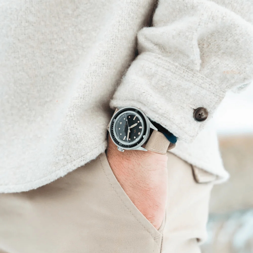 1956 Marine | Stal chirurgiczna i czarny - 4