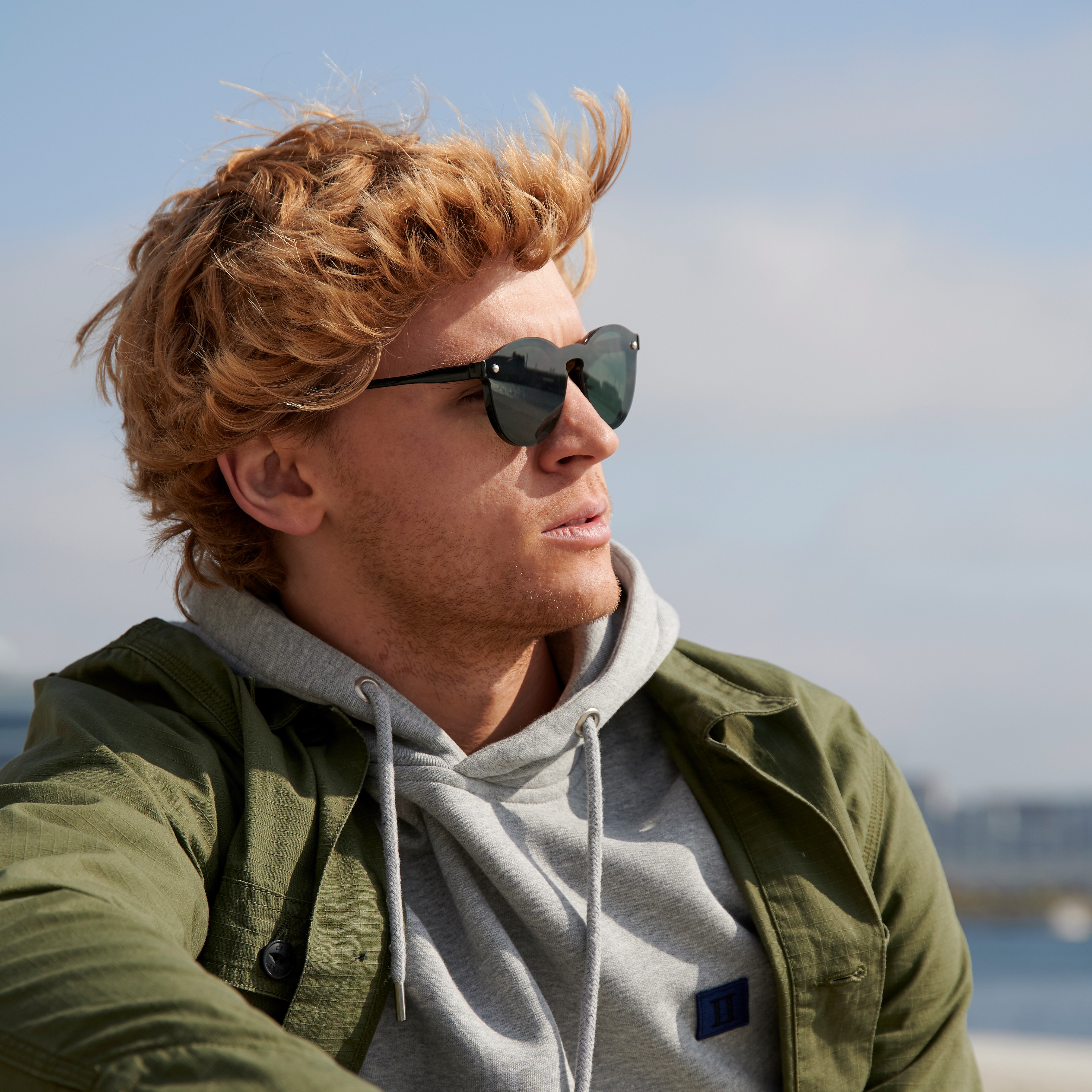 Wye černo-zelené sluneční brýle - 6