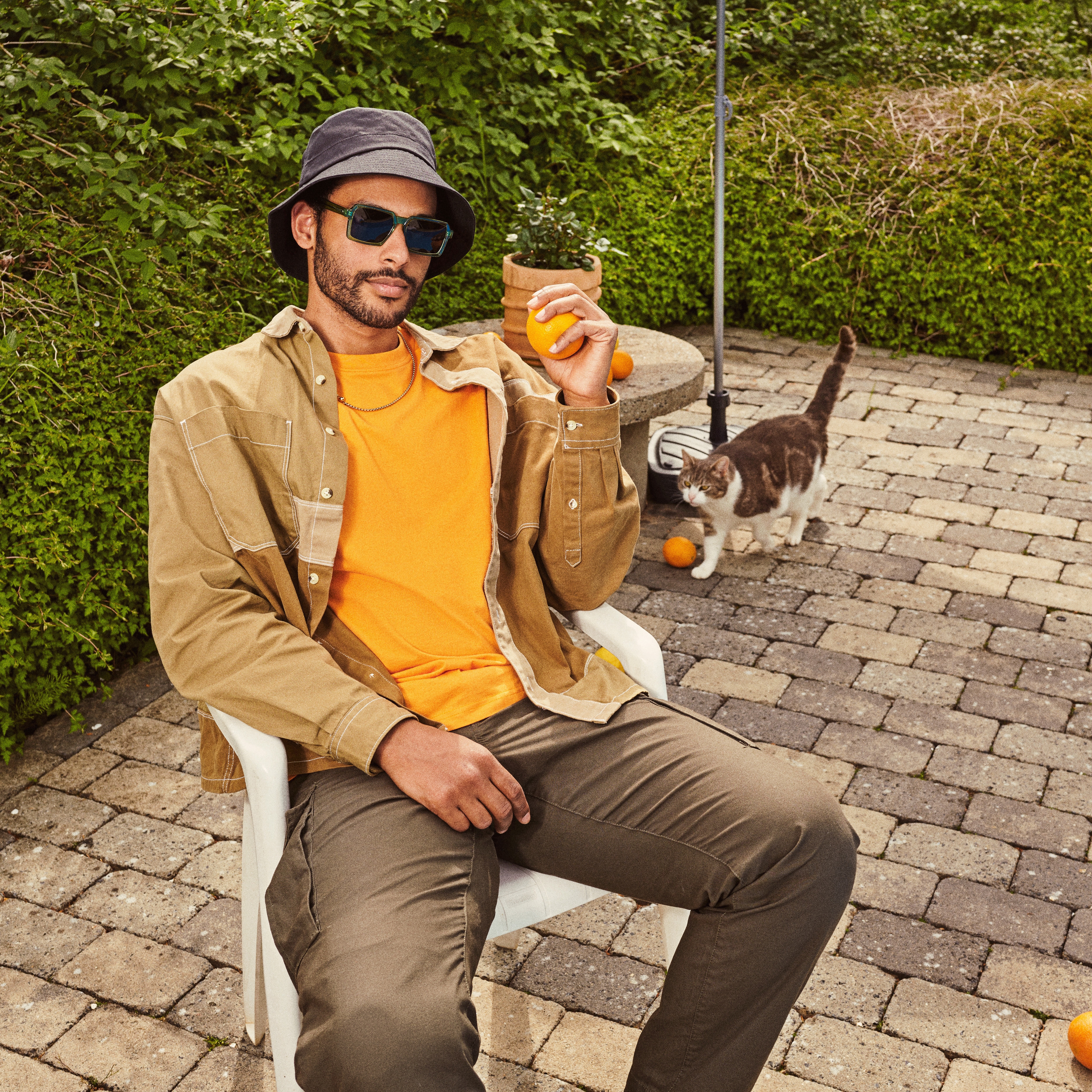 Lacuna | Black Cotton Bucket Hat - 4