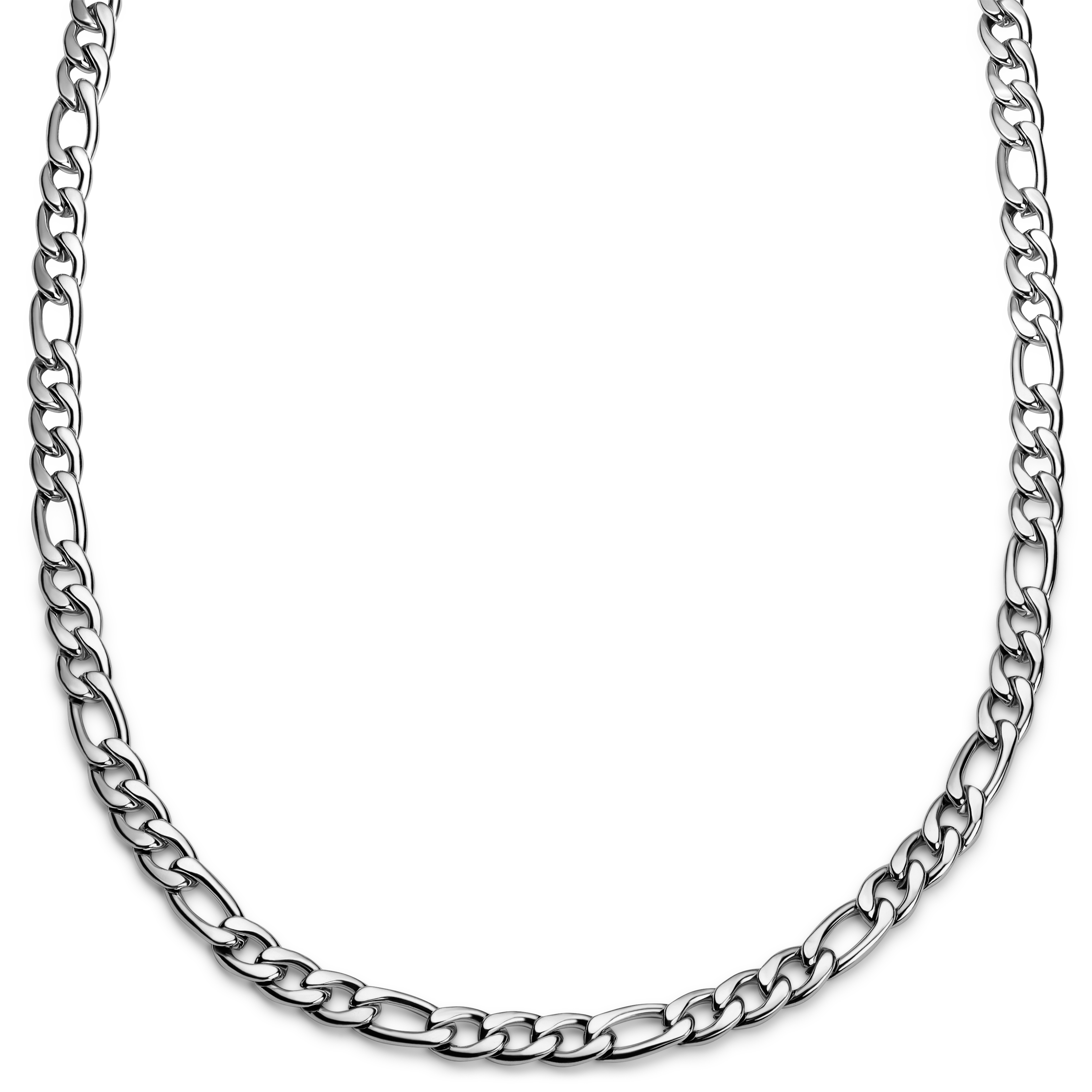 Silver figaro 2025 chain necklace