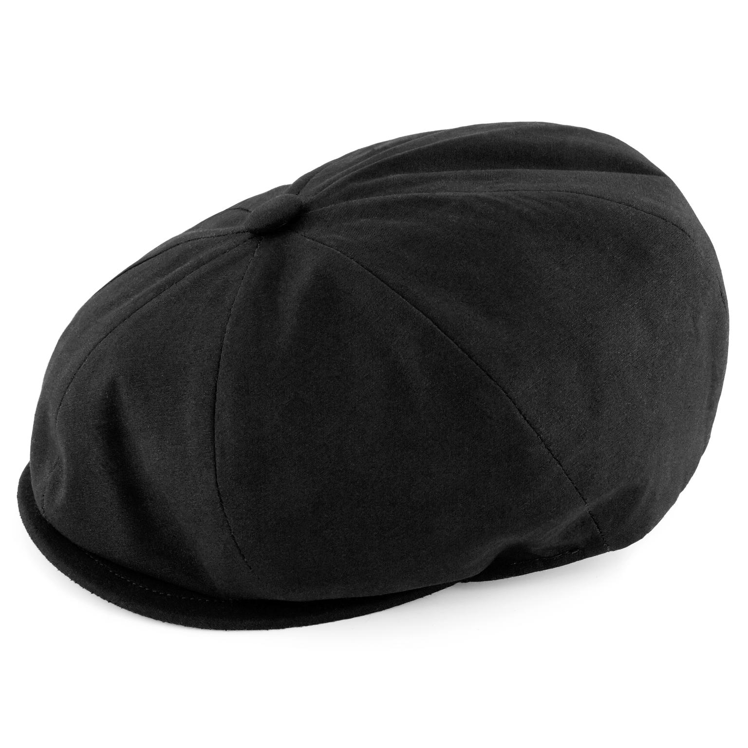 Gorra newsboy negra Spicchi Gorra newsboy negra Spicchi