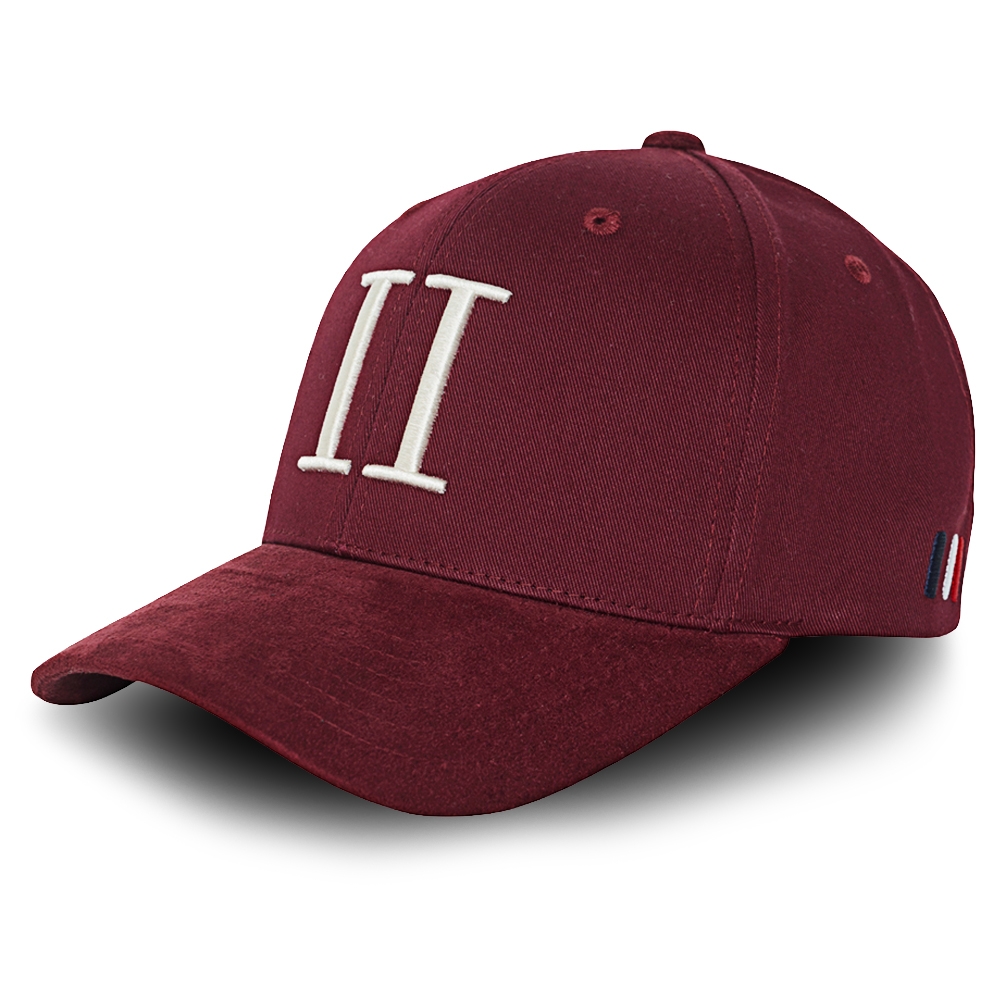 Les Deux | Suede II vinröd keps - 2