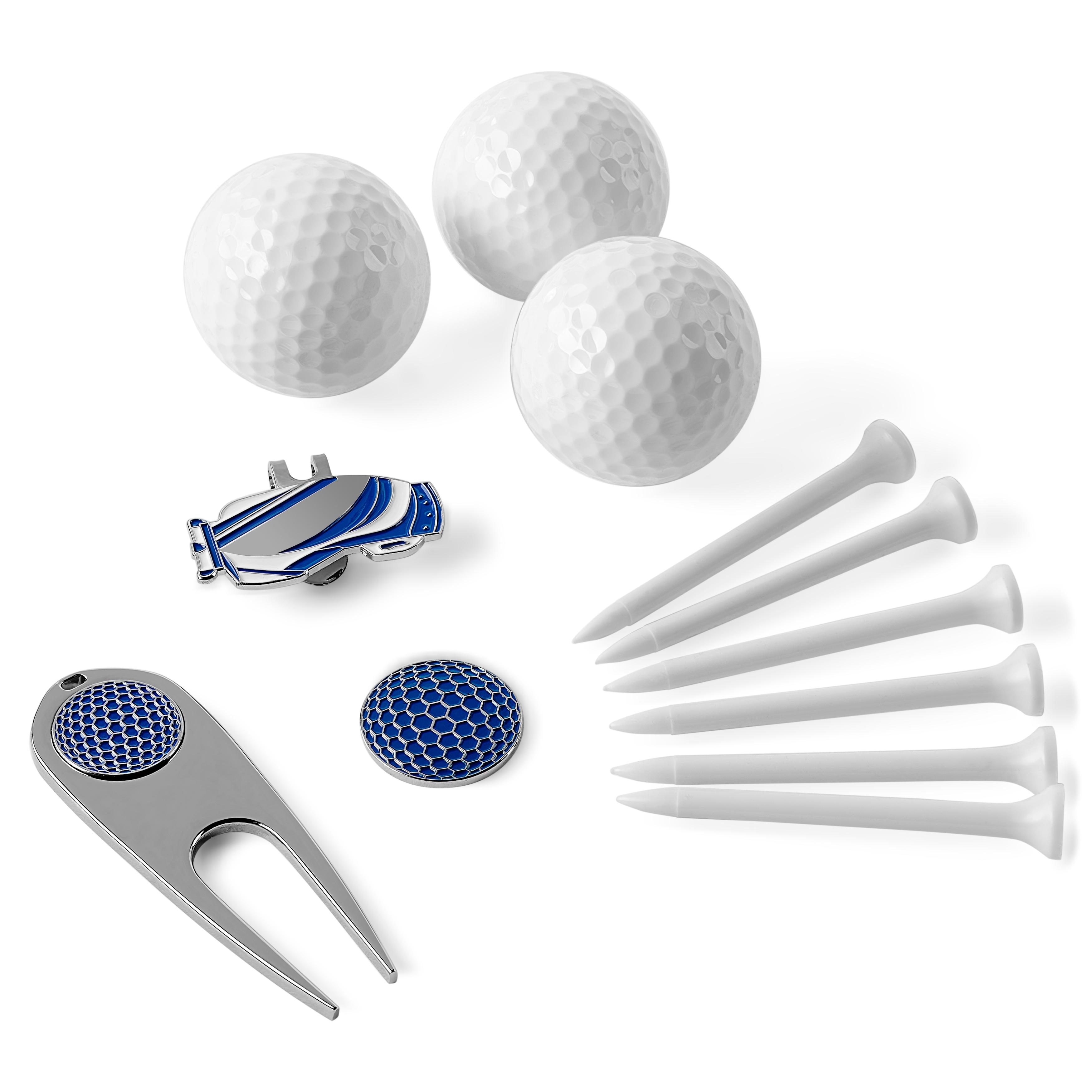 Golf Set | Divot, Tees, Golf Balls & Magnetic Ball Marker - 3