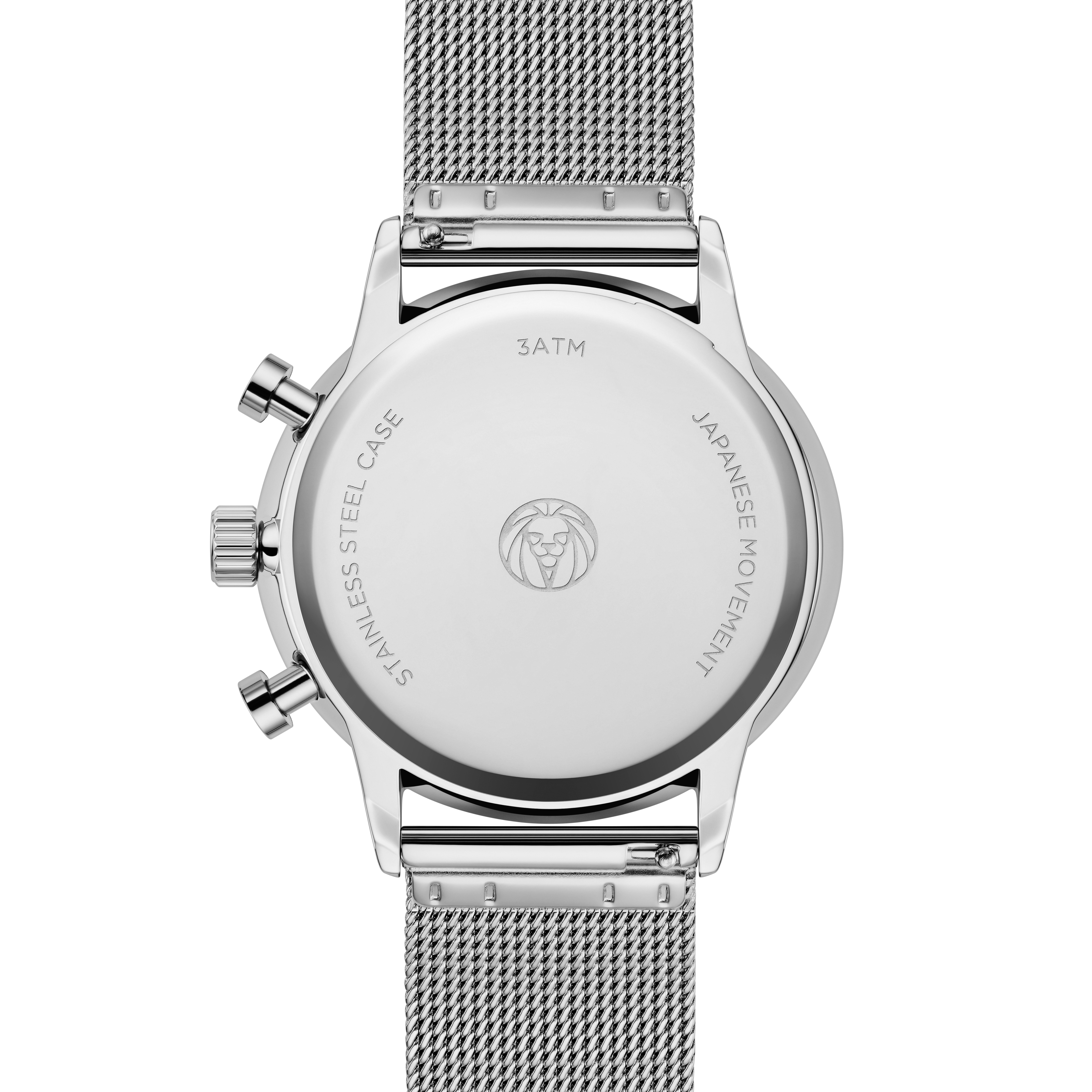 Ternion | Lyndon Stainless Steel Dual Time Watch - 7