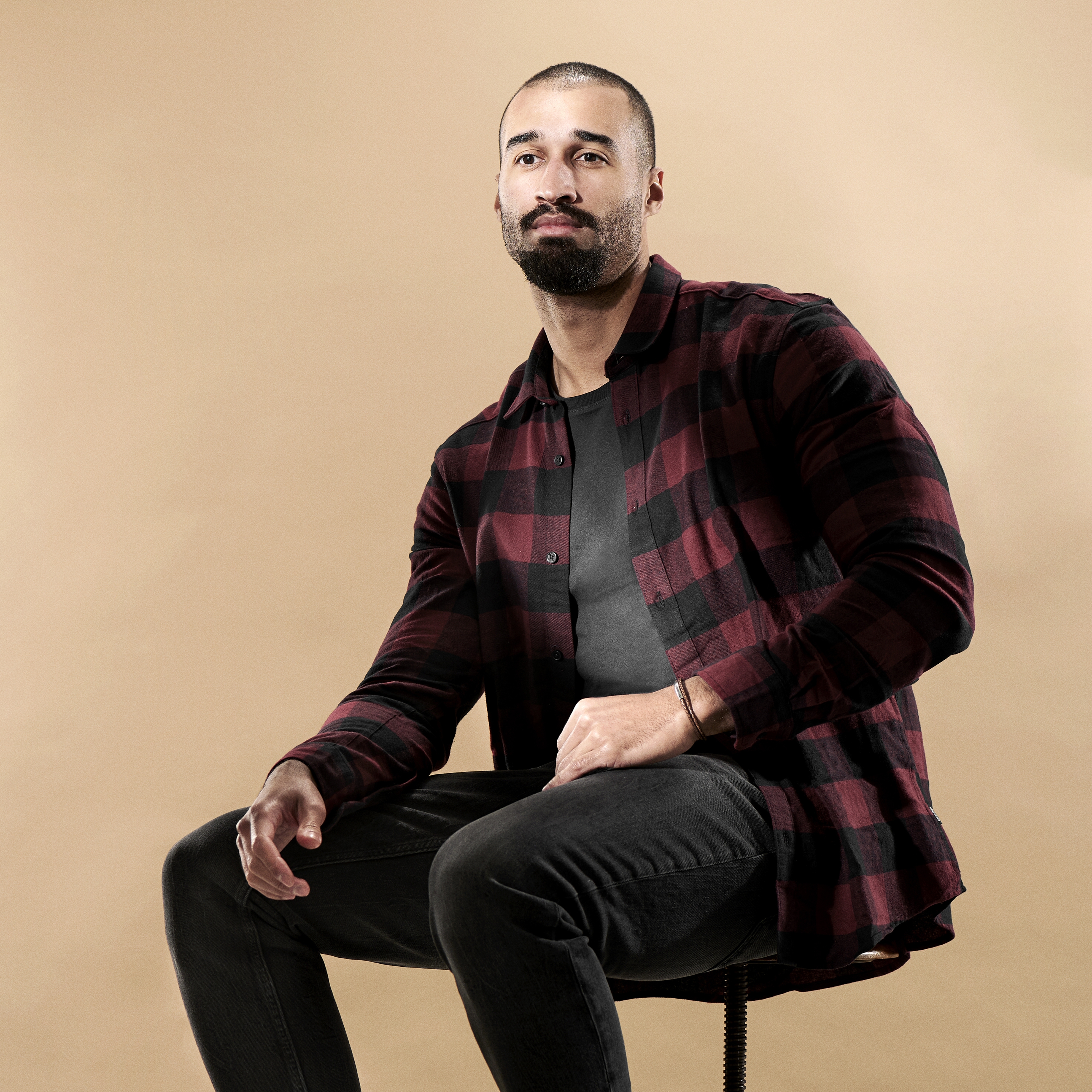 Pulsera de envoltura de cuero vintage 3 mm Collins - 5