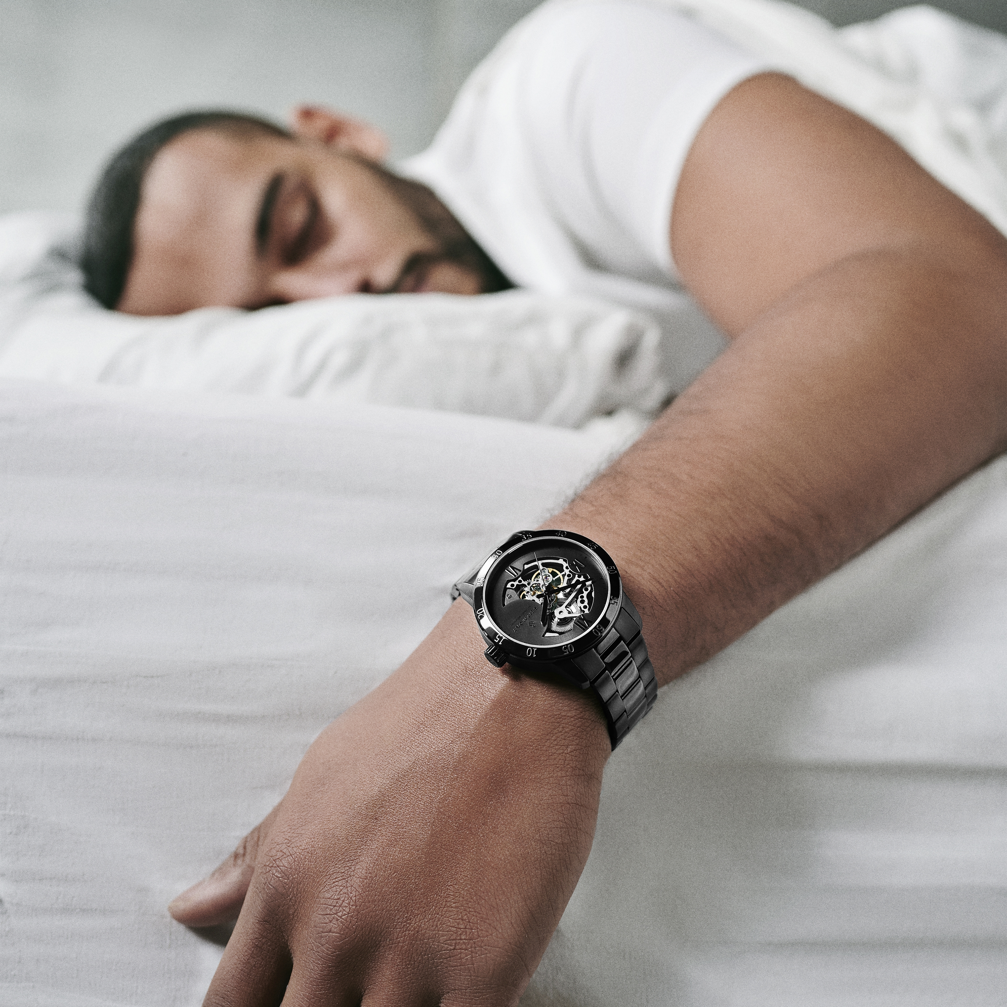  Dante II | Schwarze Skelettuhr - 4