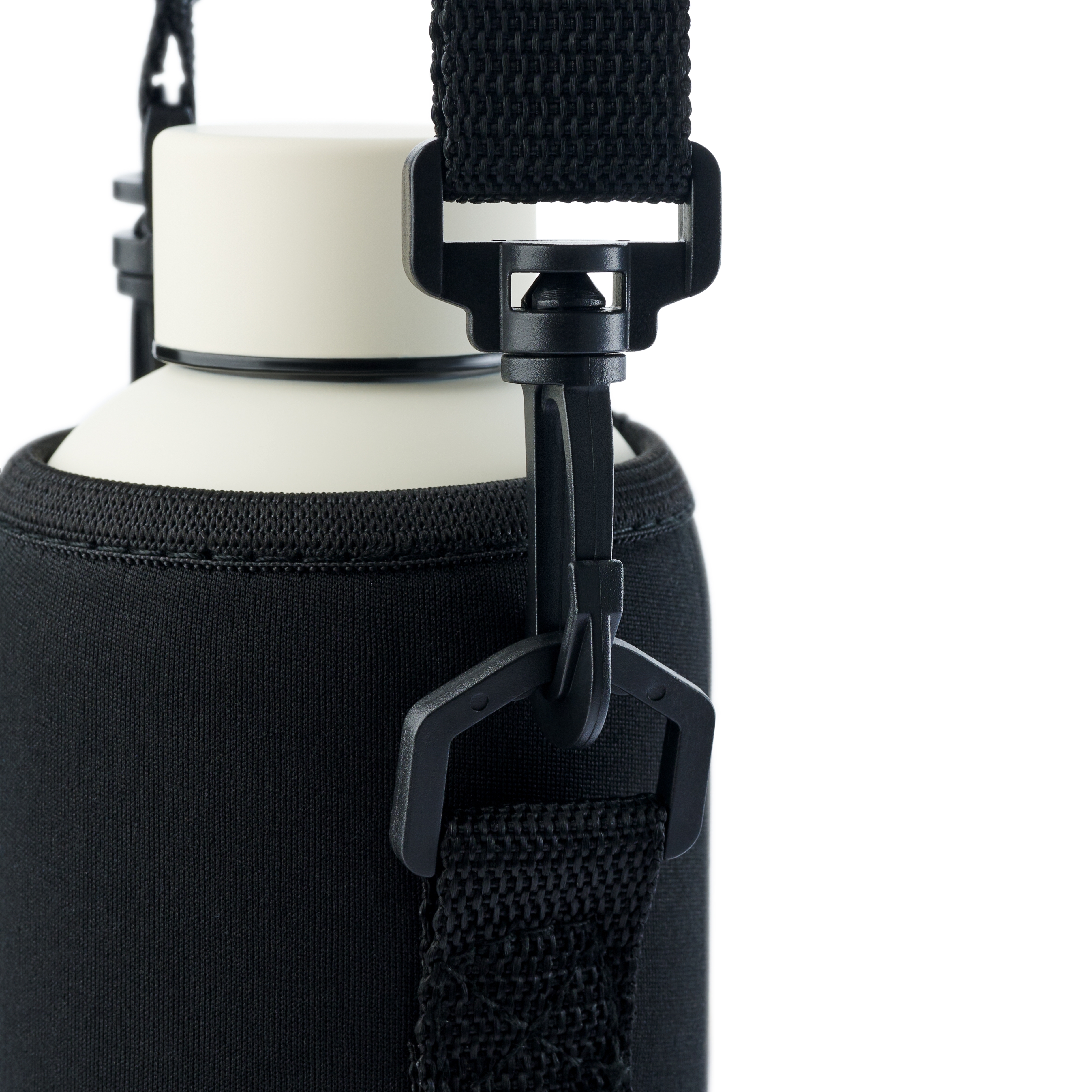 Zwarte Sportieve Neopreen Flessenhouder | 350 ml - 3