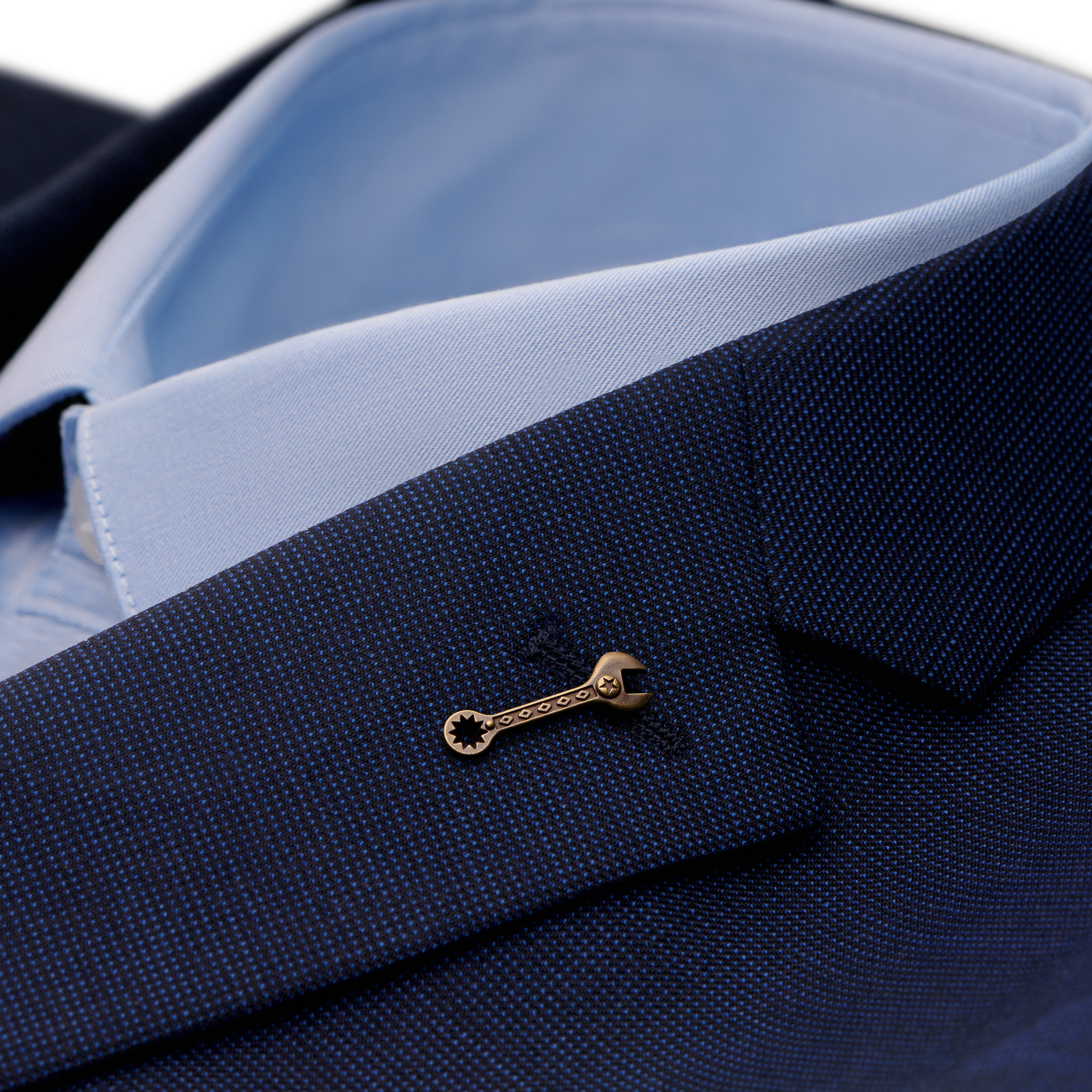 Adactus Vintage GoldTone Wrench Lapel Pin In stock! Trendhim