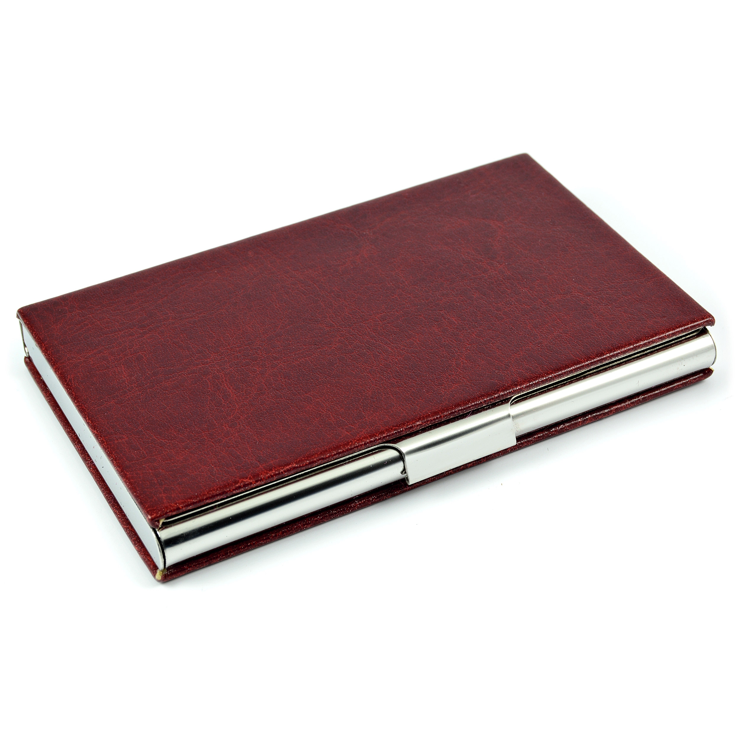 Brown Leather Card Holder - 2