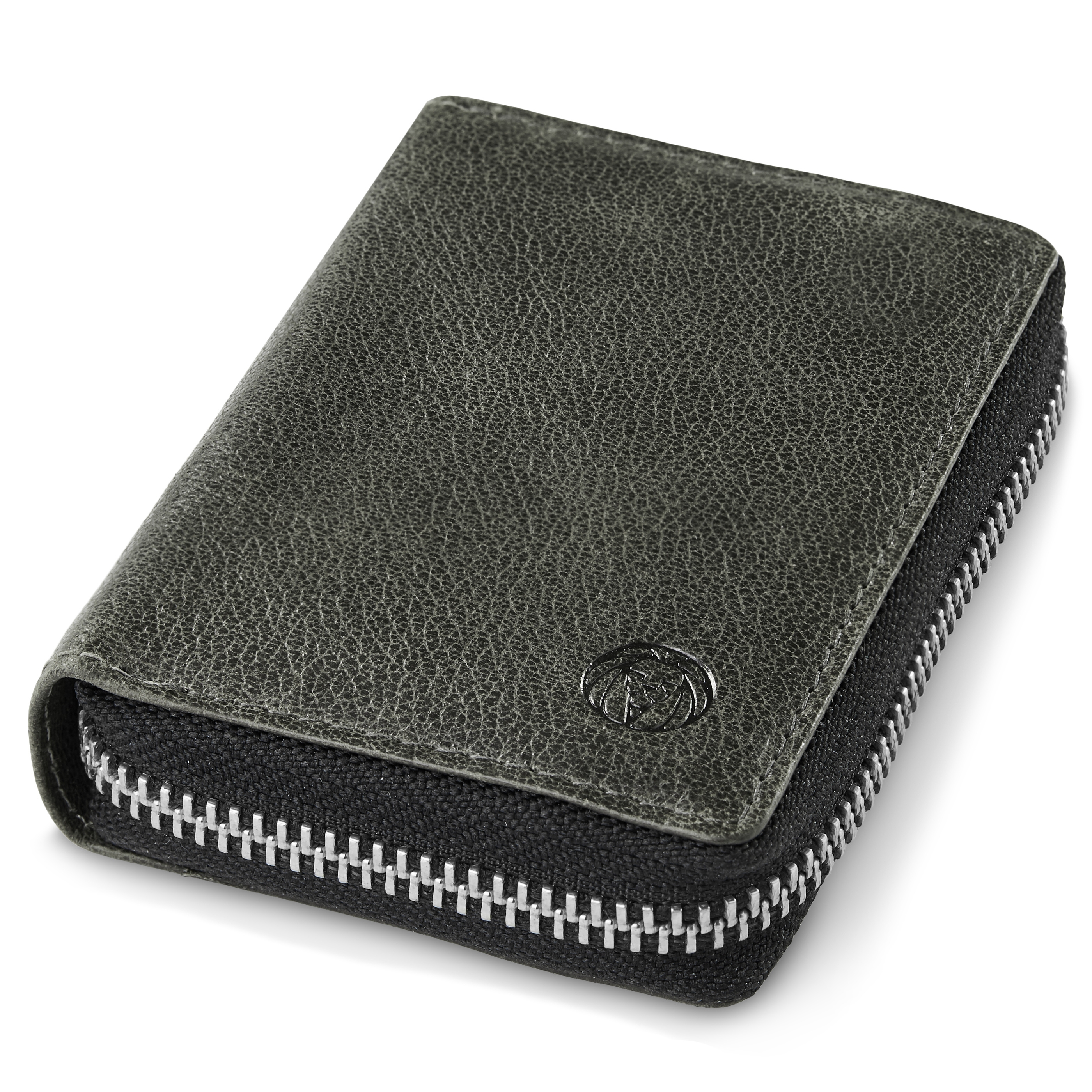 Brown-Grey Licio RFID Leather Card Holder - 5