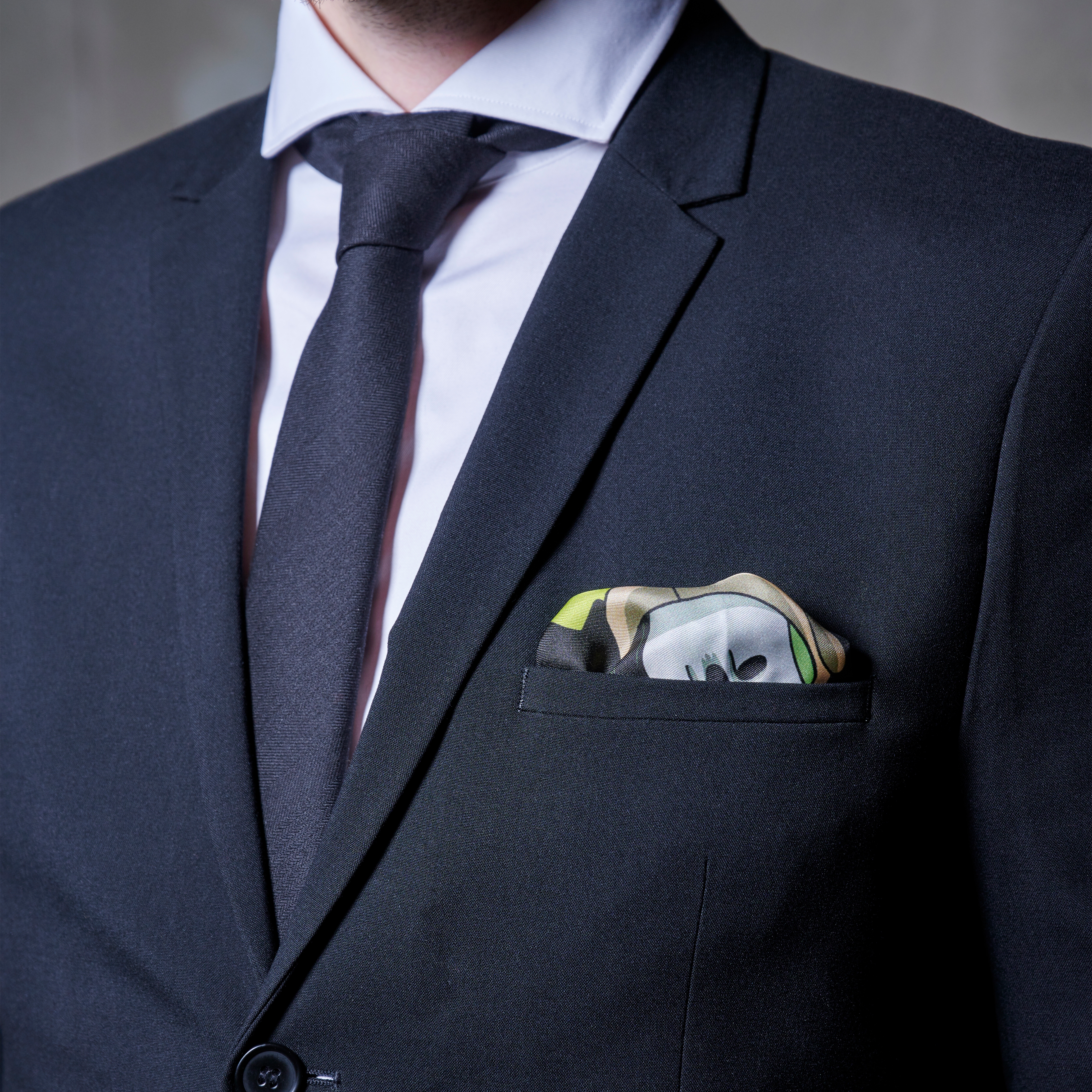 New Age Einstecktuch Solitude  - 5