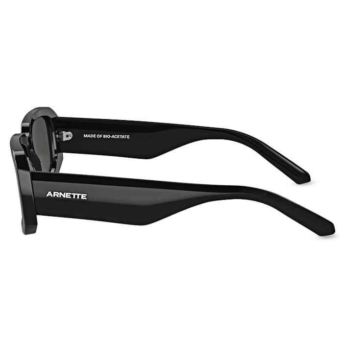 Stūrainas formas saulesbrilles biezā, melnā ietvarā | Arnette 0AN4318 - 4