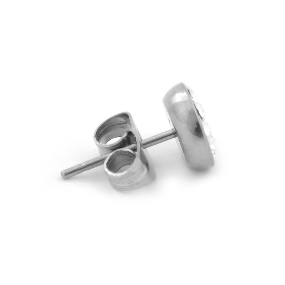 hover: Clear Zirconia Stud Earring hover: Clear Zirconia Stud Earring