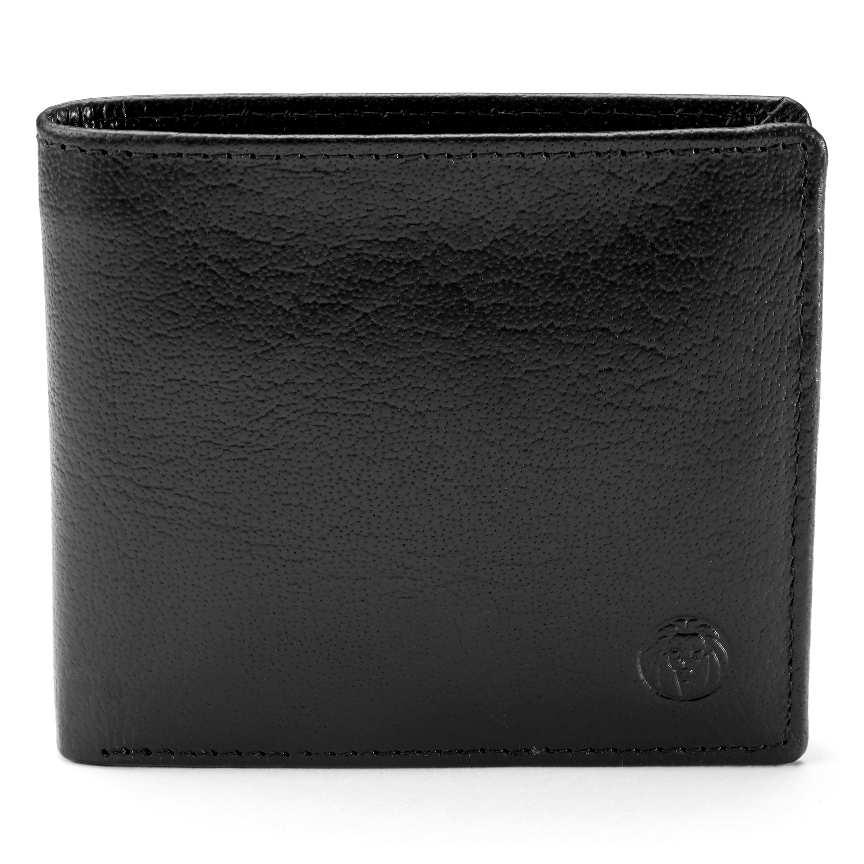 Dvojdielna čierna kožená peňaženka California - 4