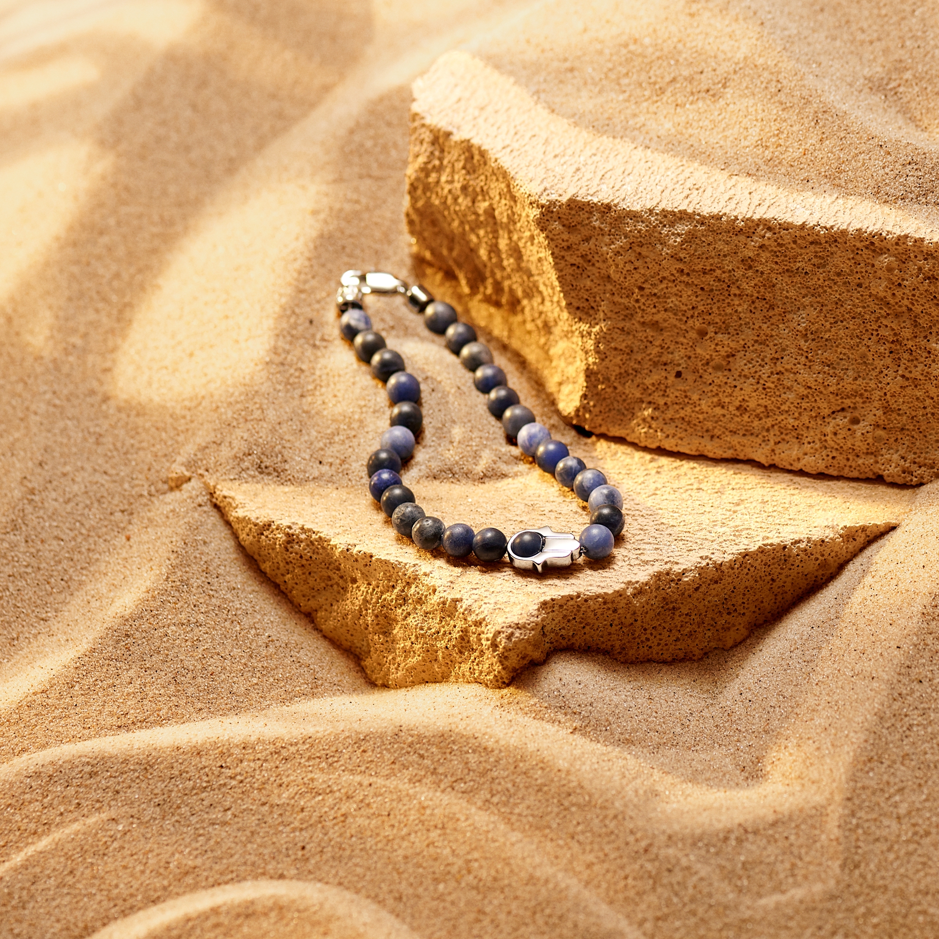 Unity | Bracelet Khamsa en lapis-lazuli - 2