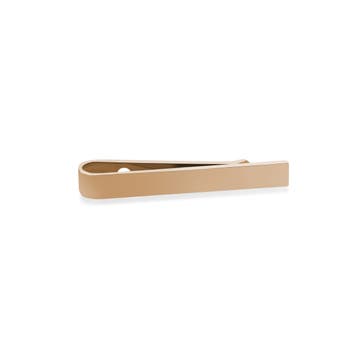 Polished Rose Gold-Tone 1 3/5" (4 cm) Tie Bar Polished Rose Gold-Tone 1 3/5" (4 cm) Tie Bar