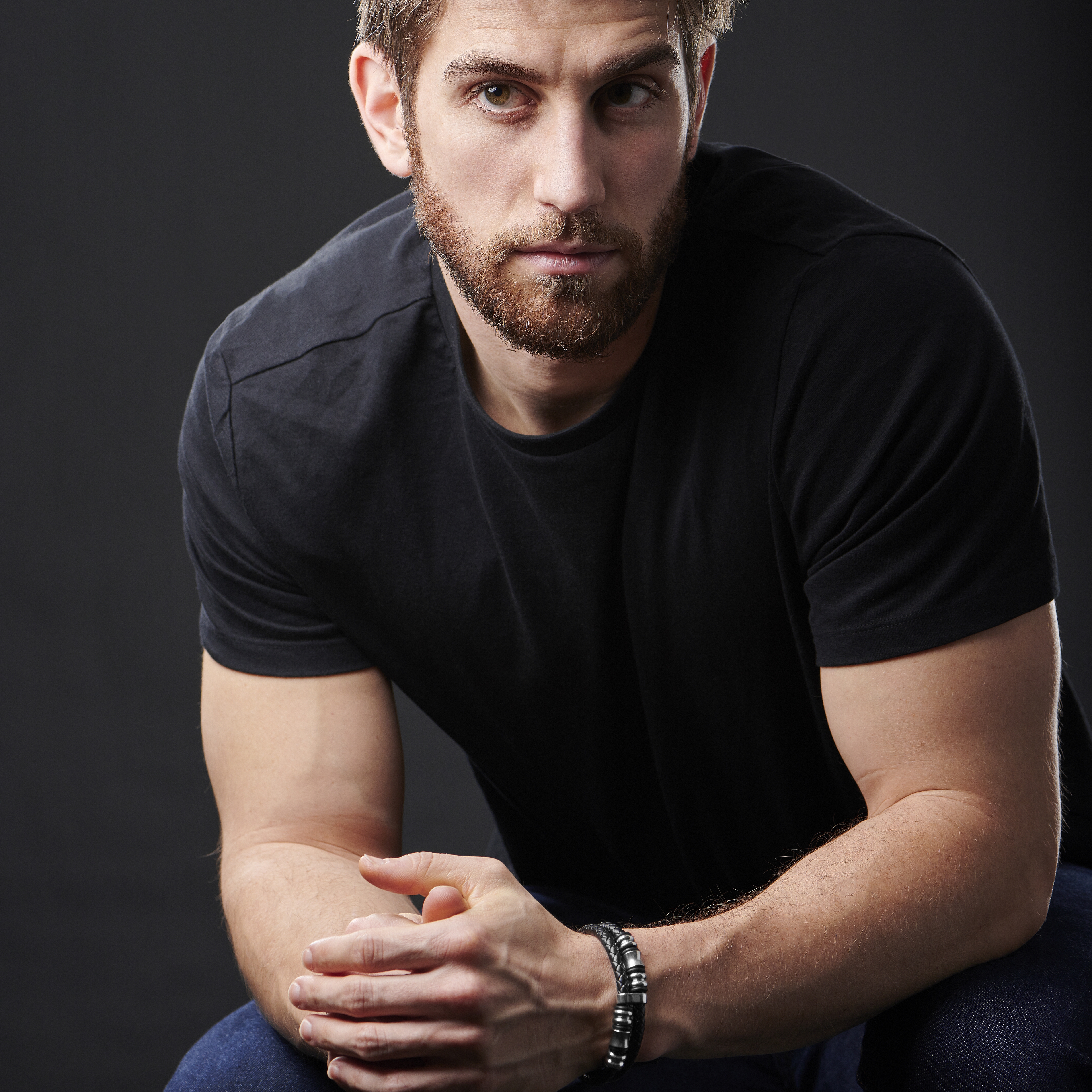 Schwarzes Bolo Lederarmband - 5