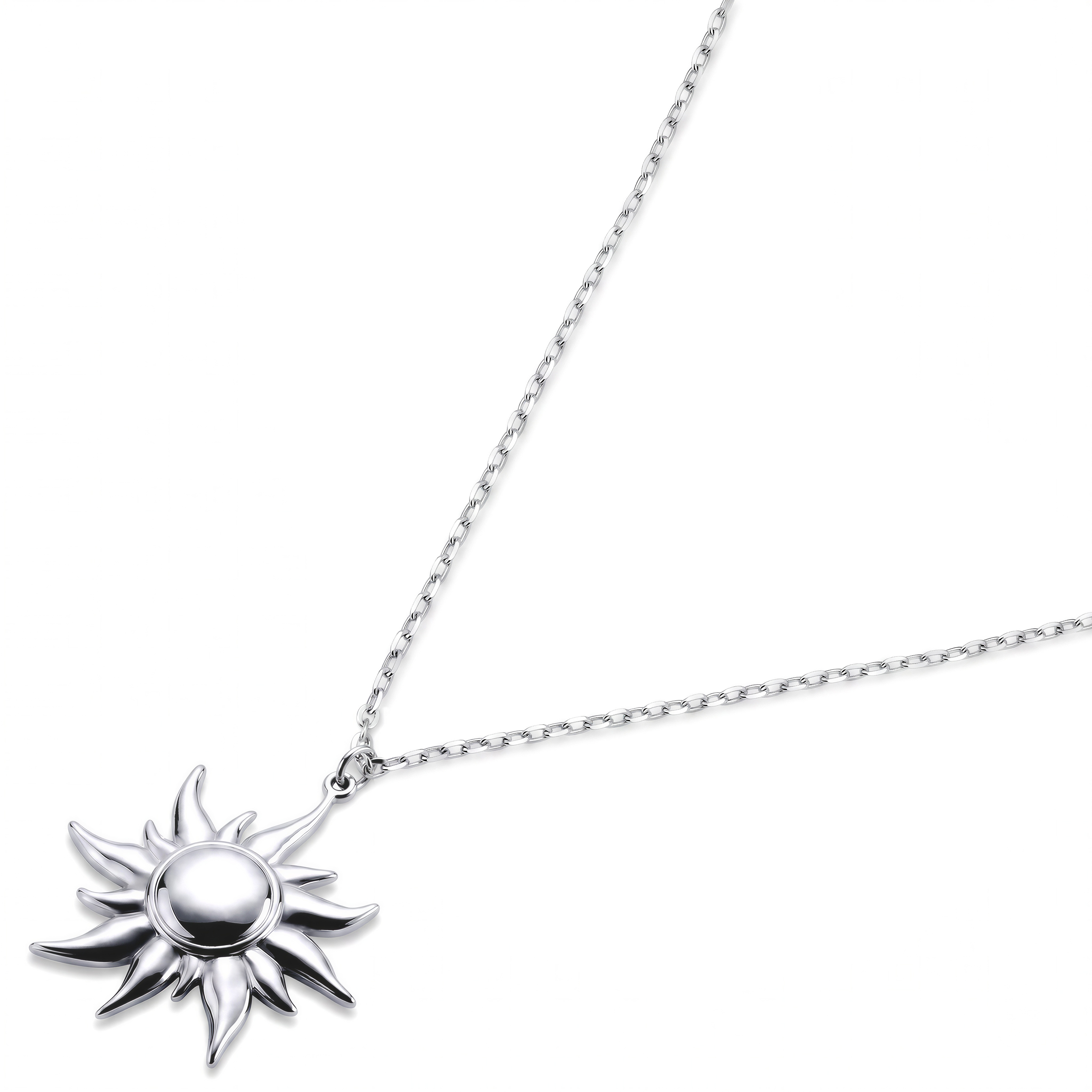 Pearlmania | Collar Solar Burst con colgante de acero inoxidable - 2