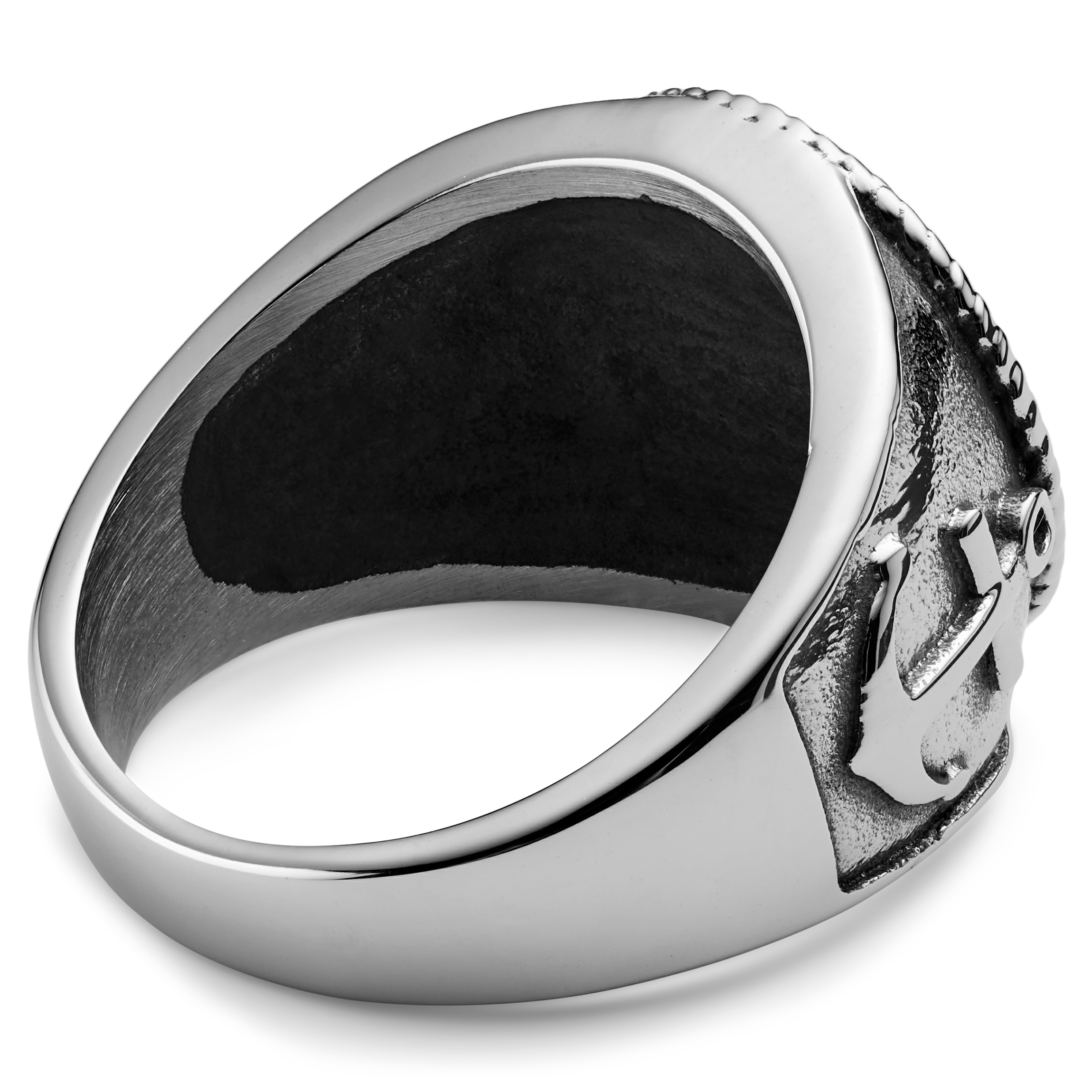 Prsteň v strieborných tónoch Leon Gravel  - 2