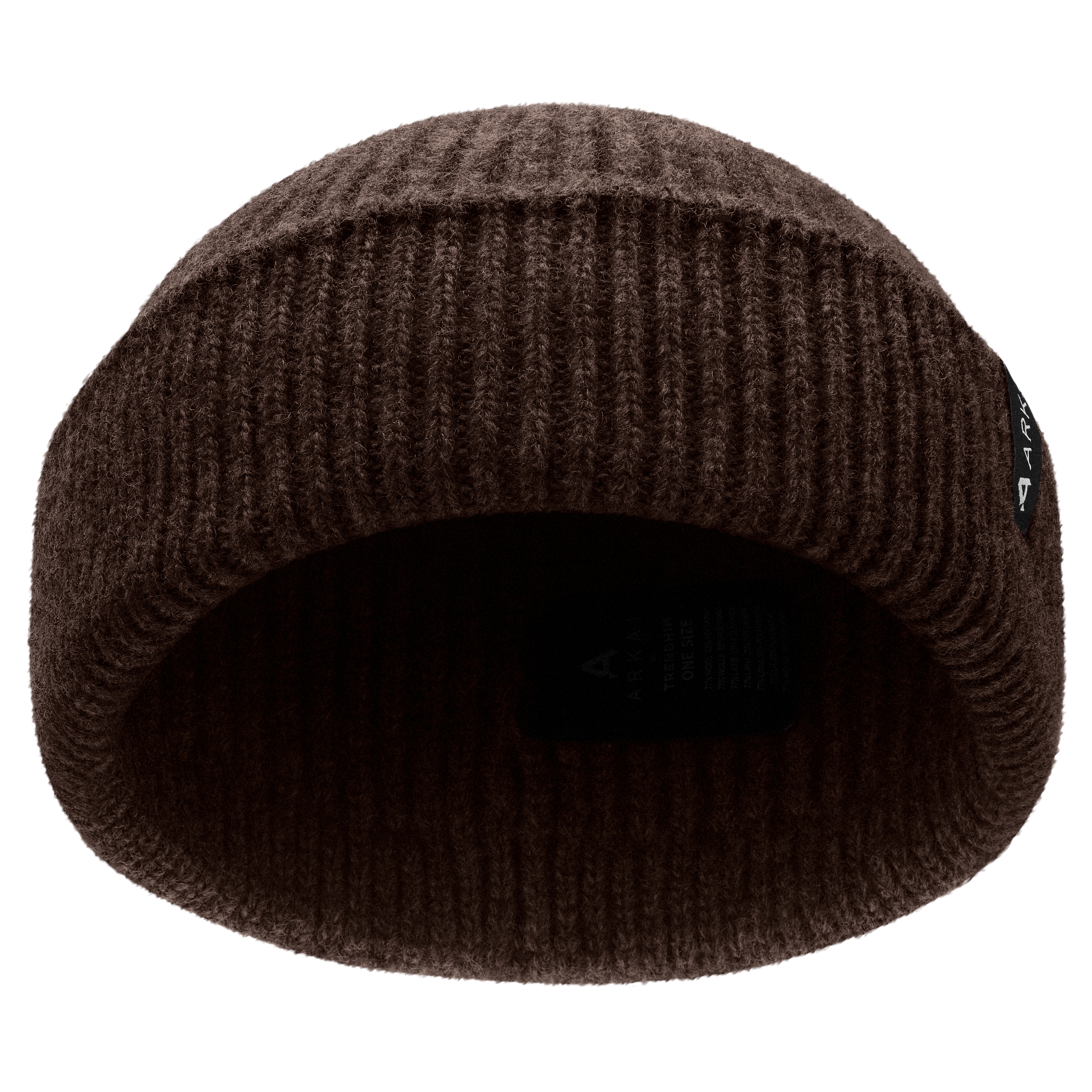 Nordic | Donkerbruine Beanie in Zeemansstijl van Wolmix - 2