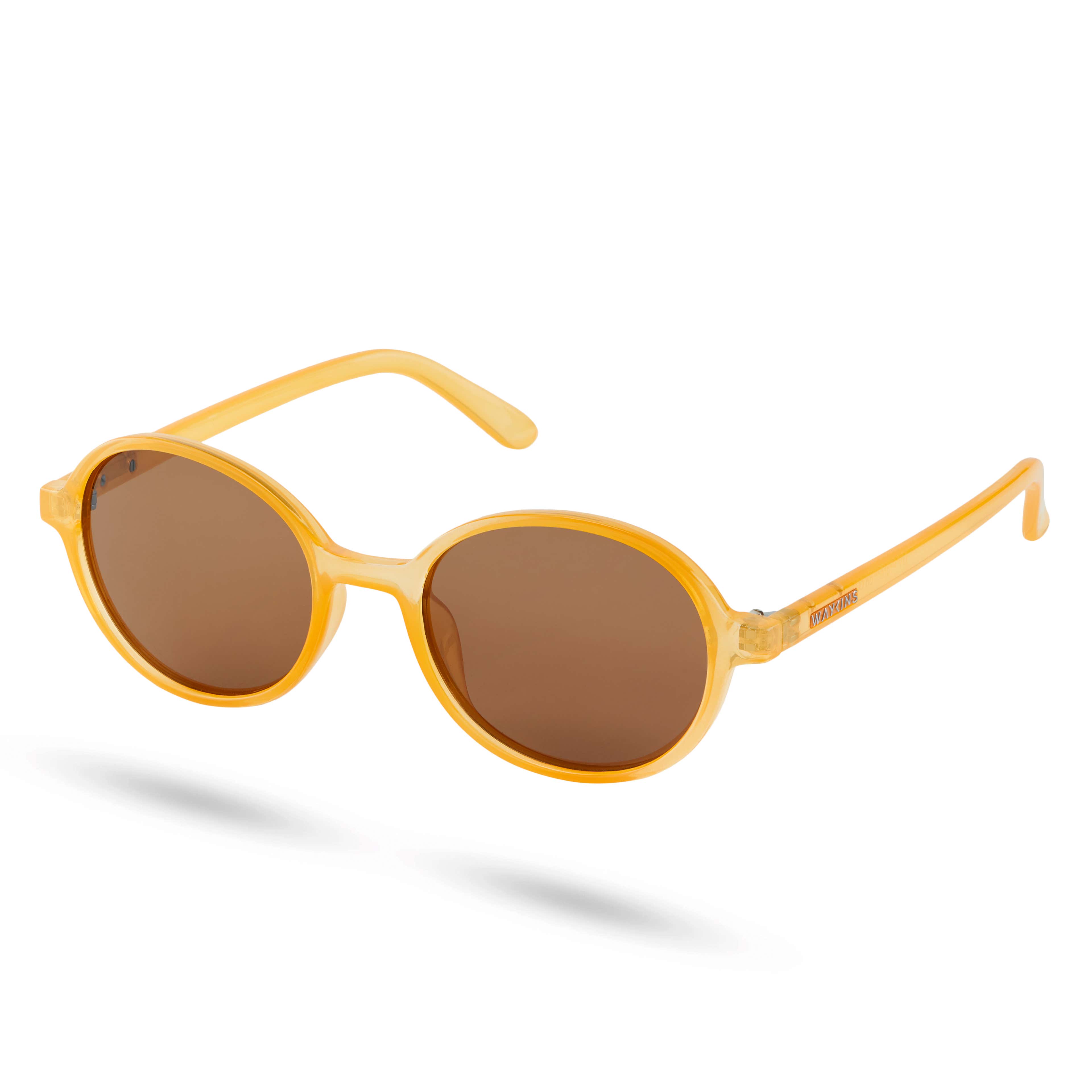Walford Thea Yellow & Brown Polarized Sunglasses