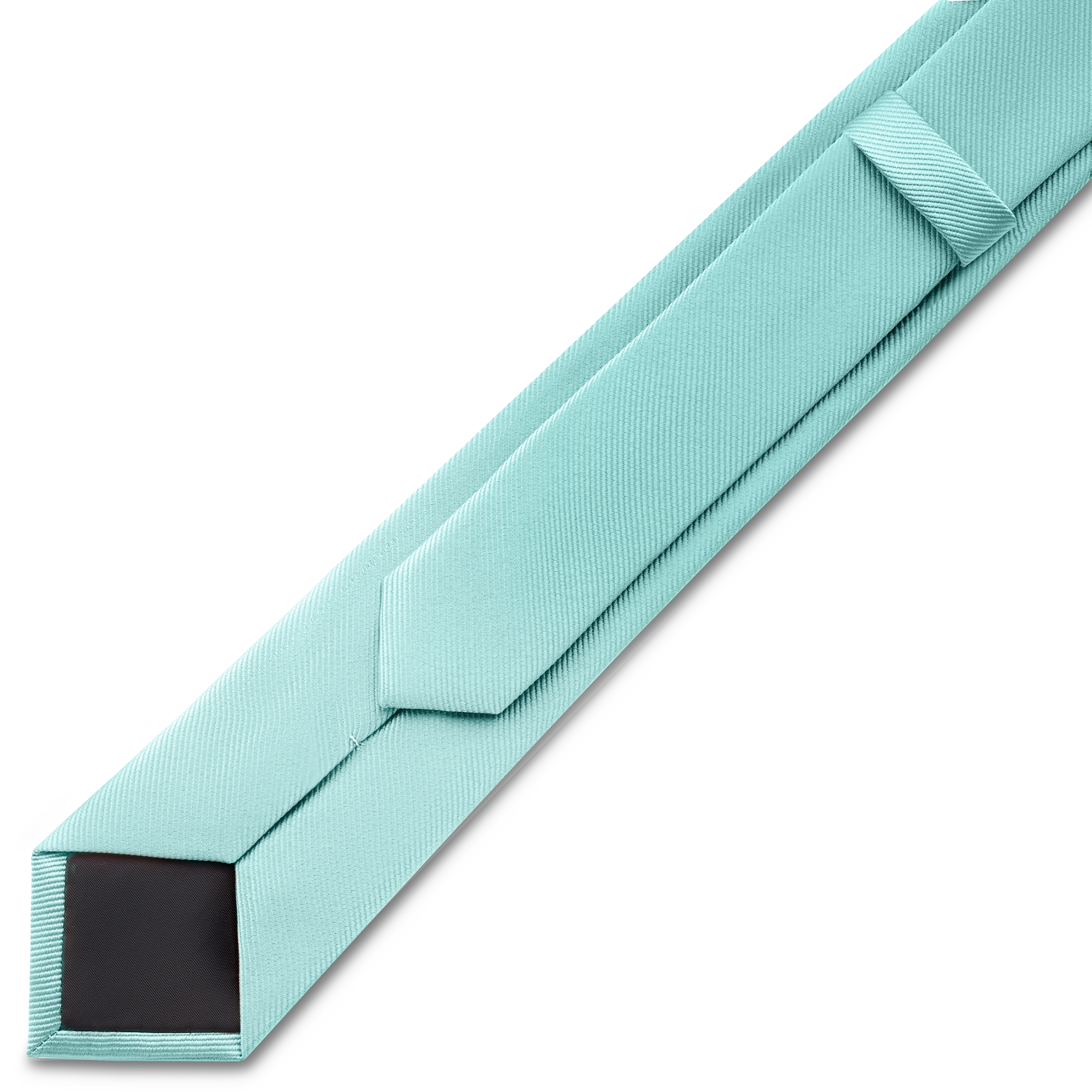 6 cm Marineblaue Grosgrain Skinny Krawatte - 4