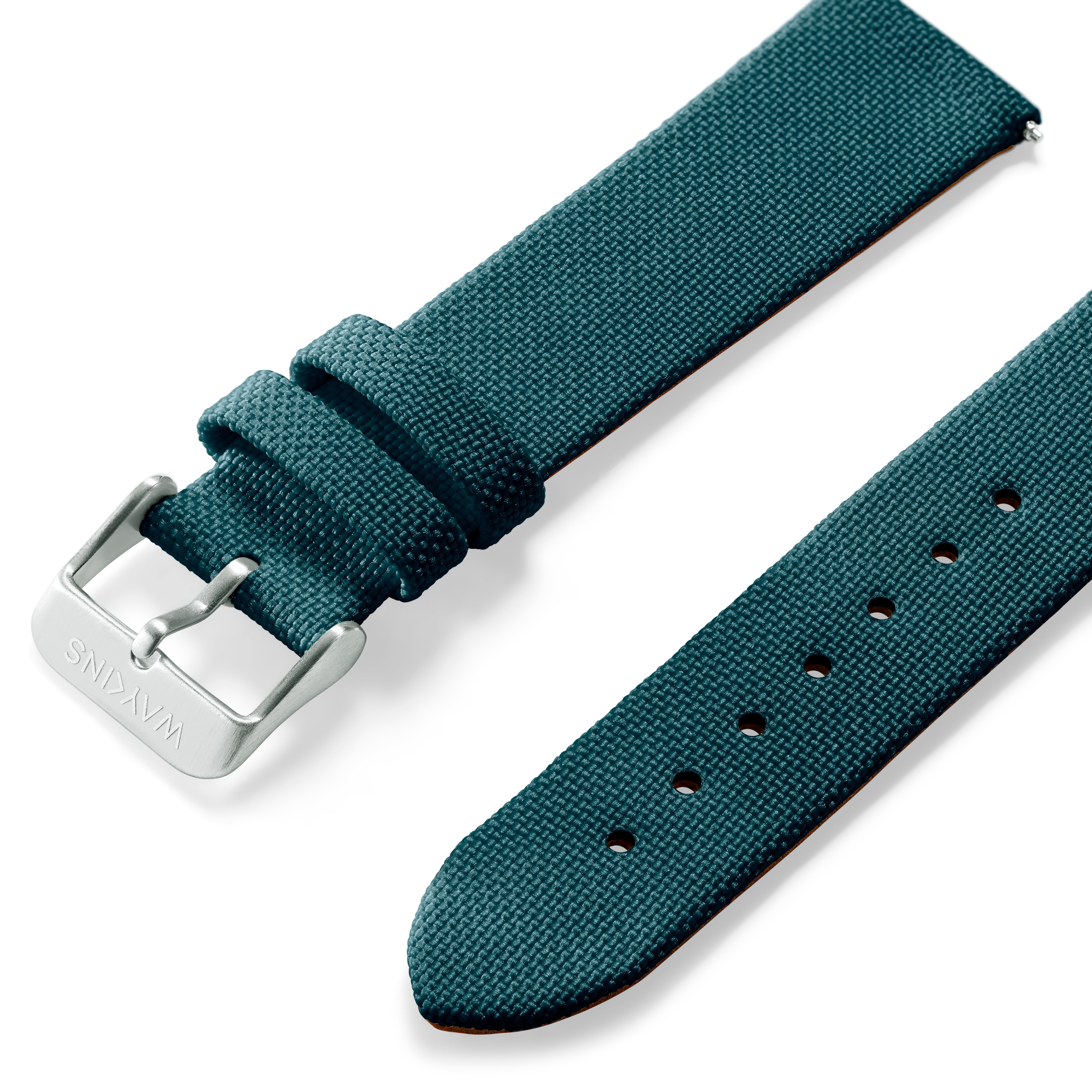 Recapture | Blå genanvendt PET og vegansk læderrem - 2