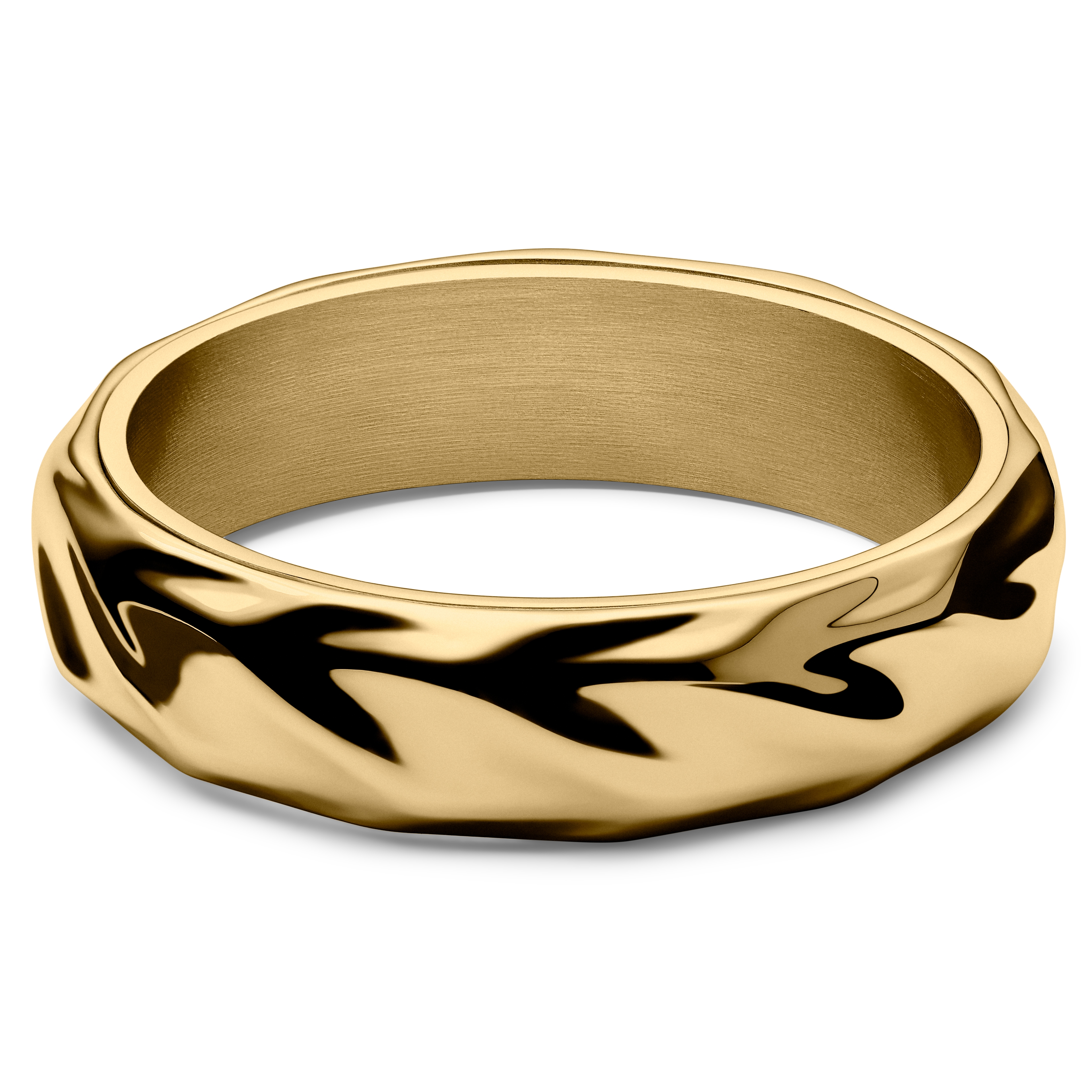 Pearce | Crux Guldfarevt Stålring - 5