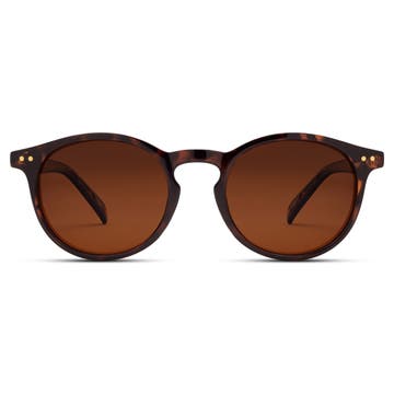 Polarised Round Tortoise Sunglasses with Brown Lenses Polarised Round Tortoise Sunglasses with Brown Lenses