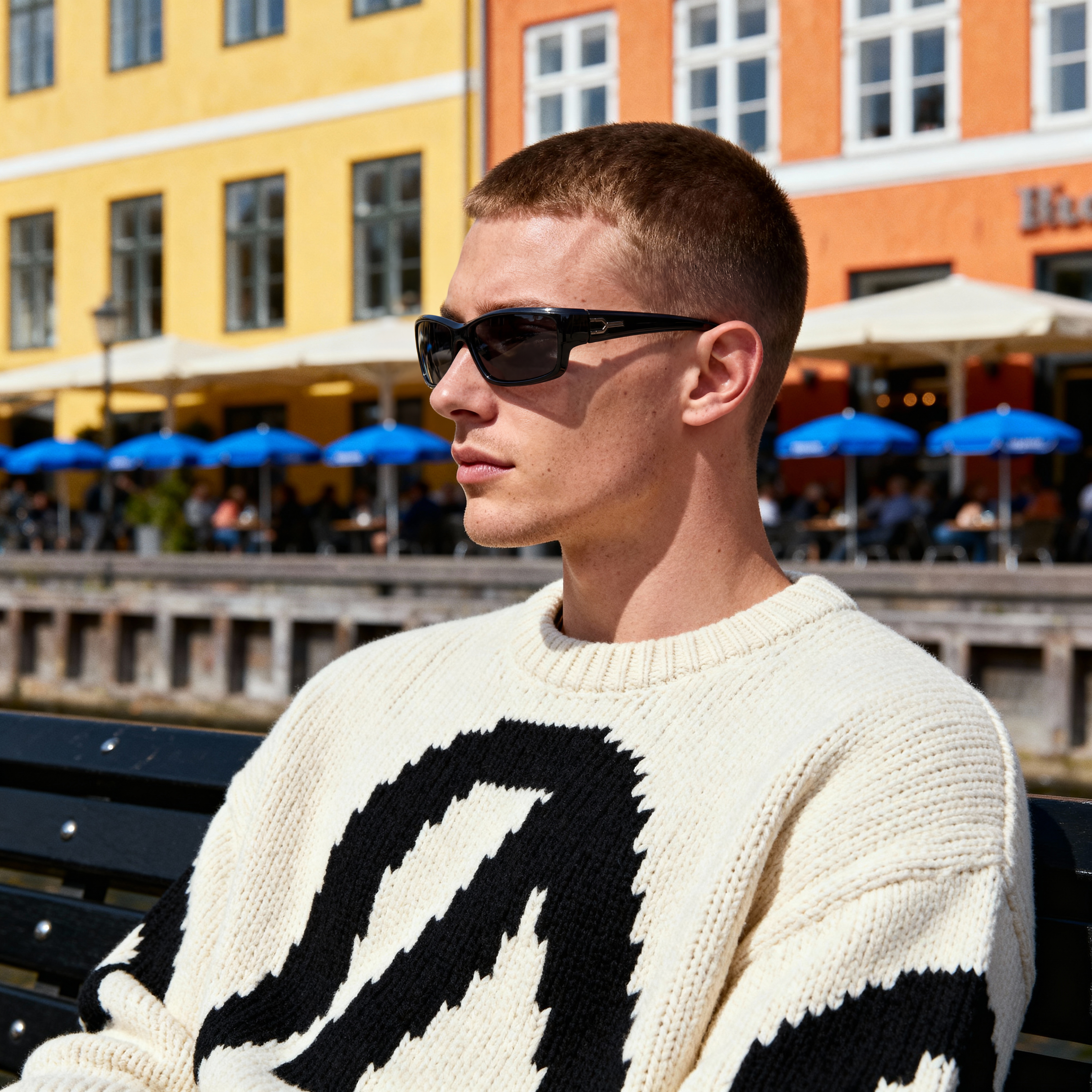 Sporty Black Smoke Polarised Sunglasses - 3