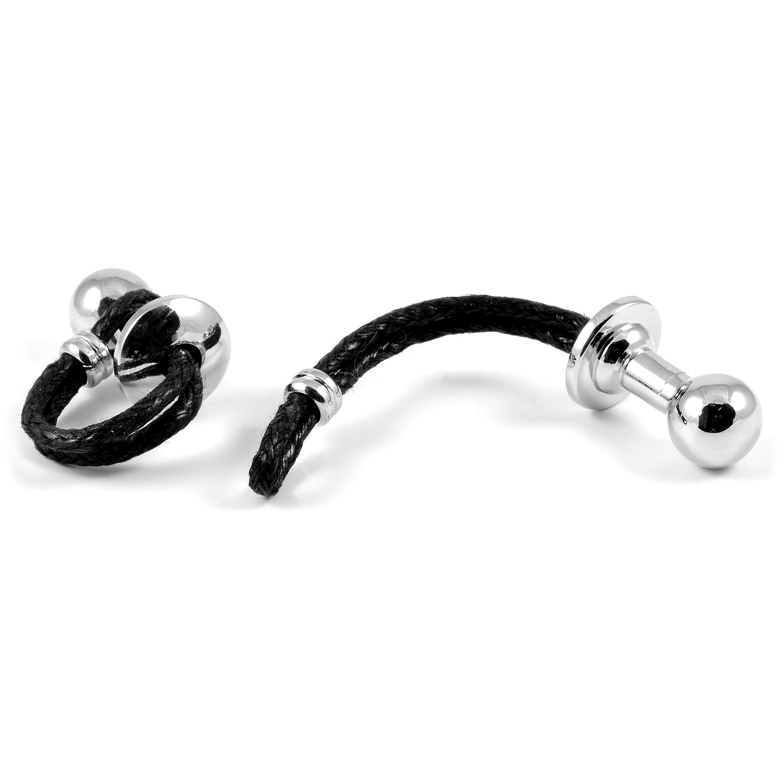 Silberfarbene Bauer Schachfigur Manschettenknöpfe - 2