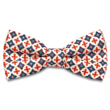 Virtuo | Nœud papillon pré-noué en soie bleu et rouge Virtuo | Nœud papillon pré-noué en soie bleu et rouge