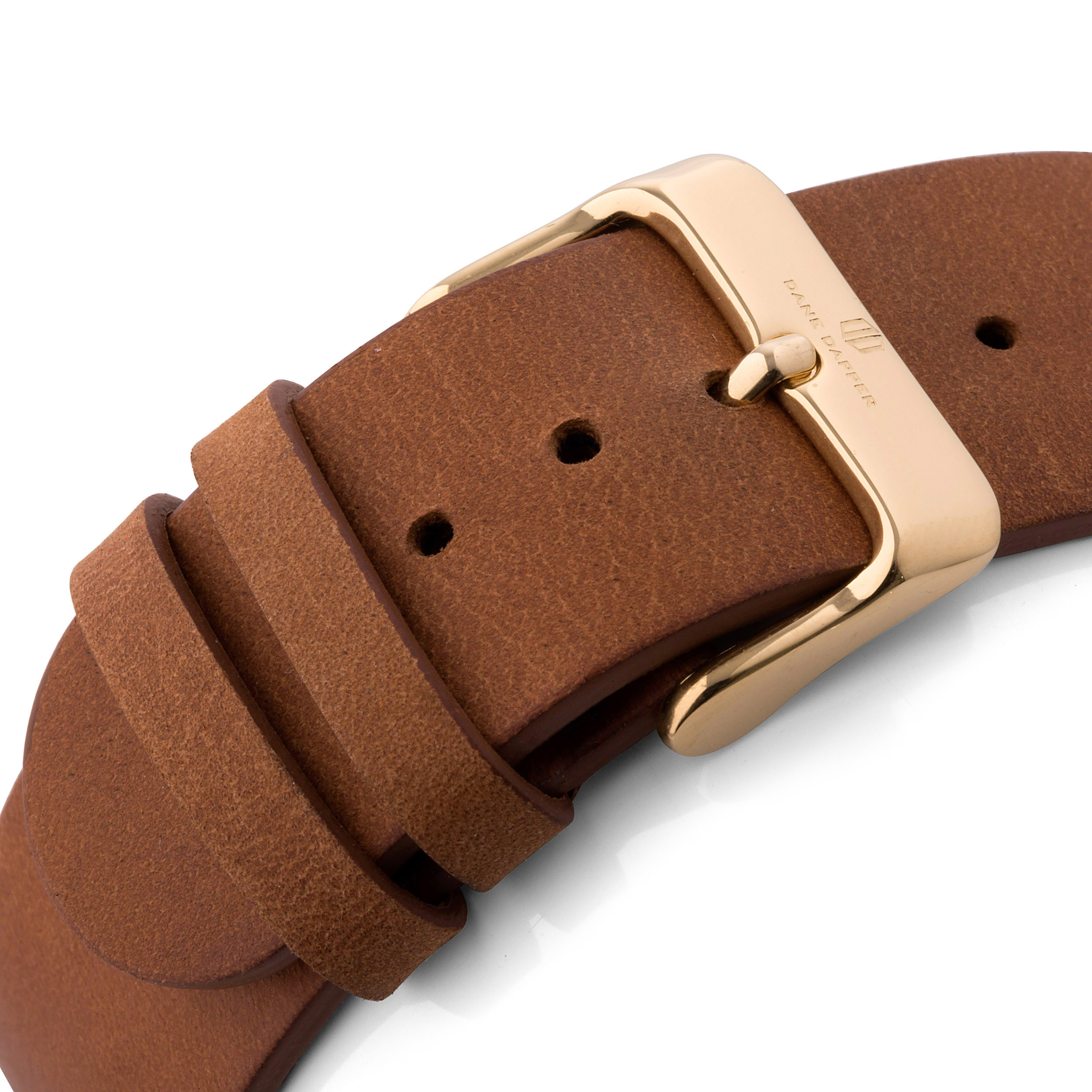 Brown, Gold-Tone & White Troika Watch - 3