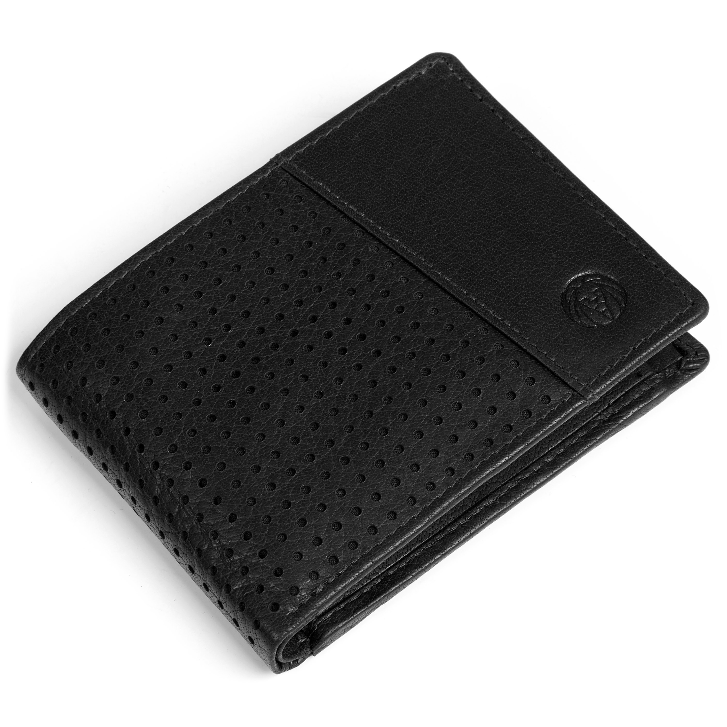 Portefeuille Montreal Dotty en cuir noir anti-RFID - 4