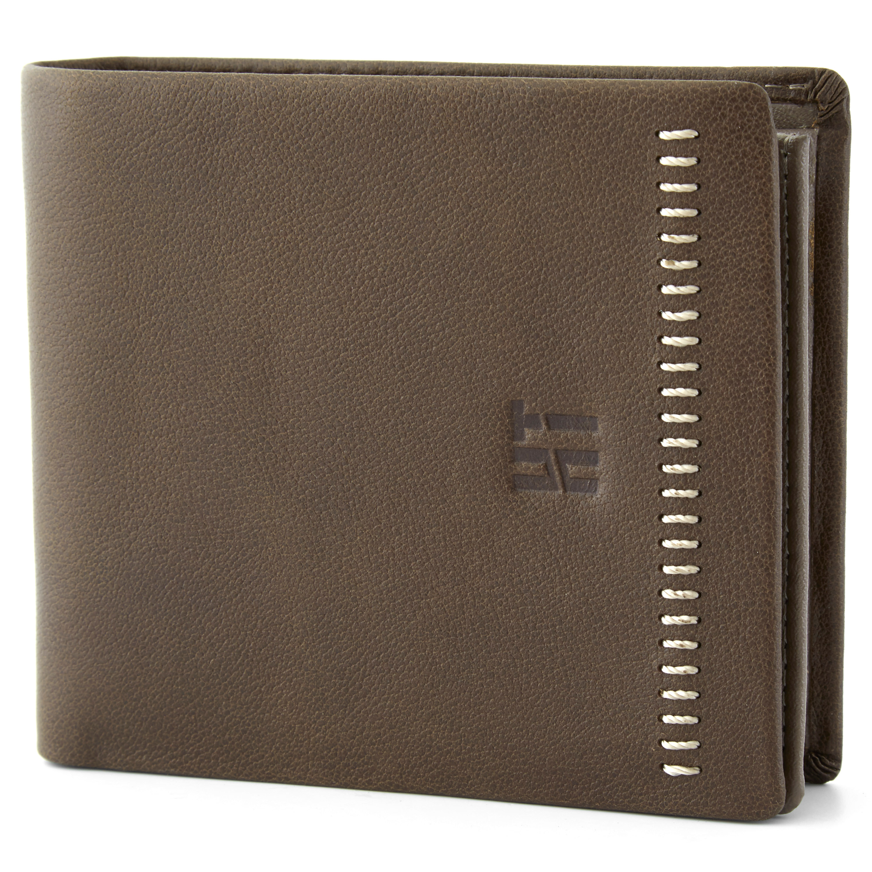 Brun Diskret Sydd Plånbok - 1