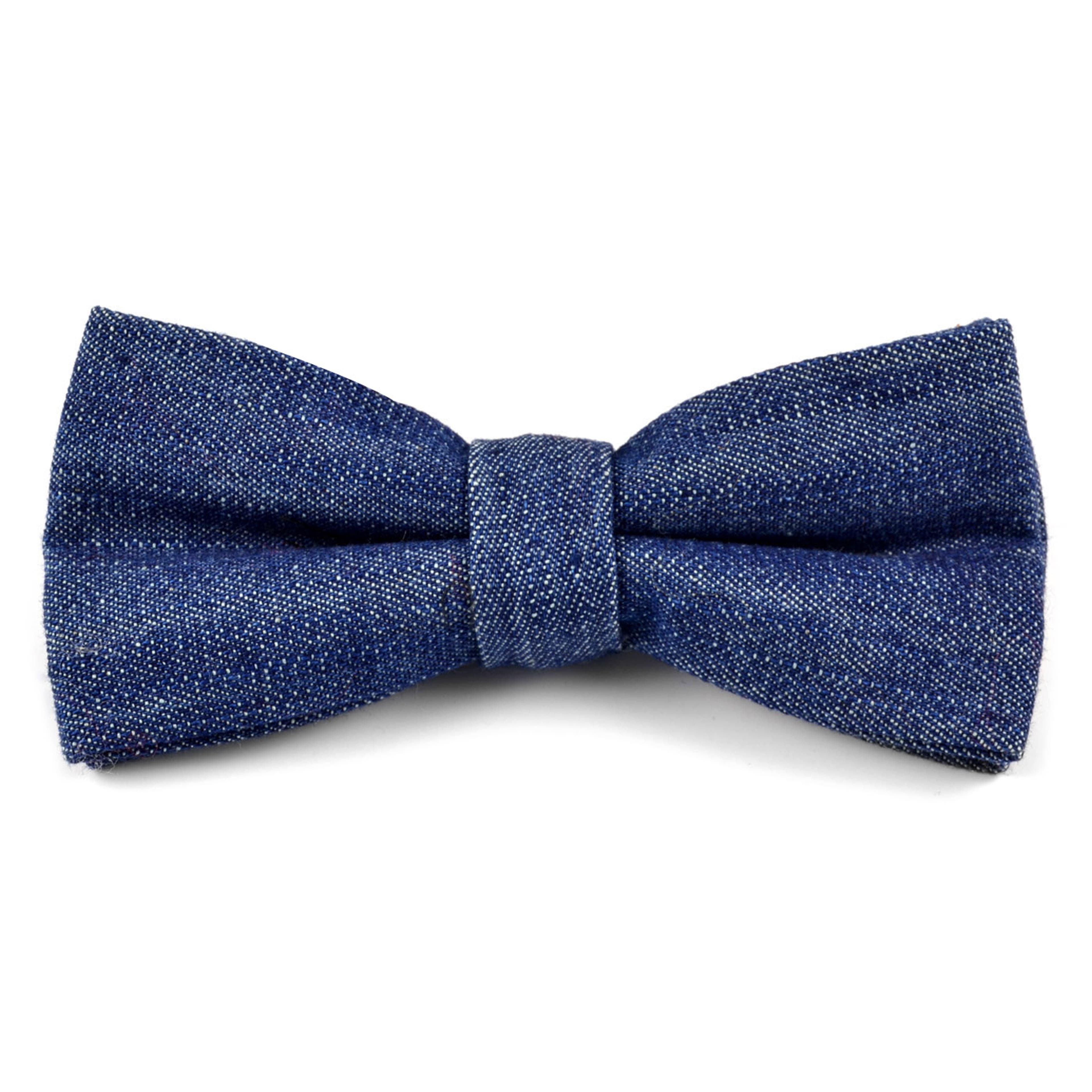 Blaue Jeans-Fliege - 1