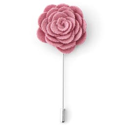 Pink Rose Lapel Pin